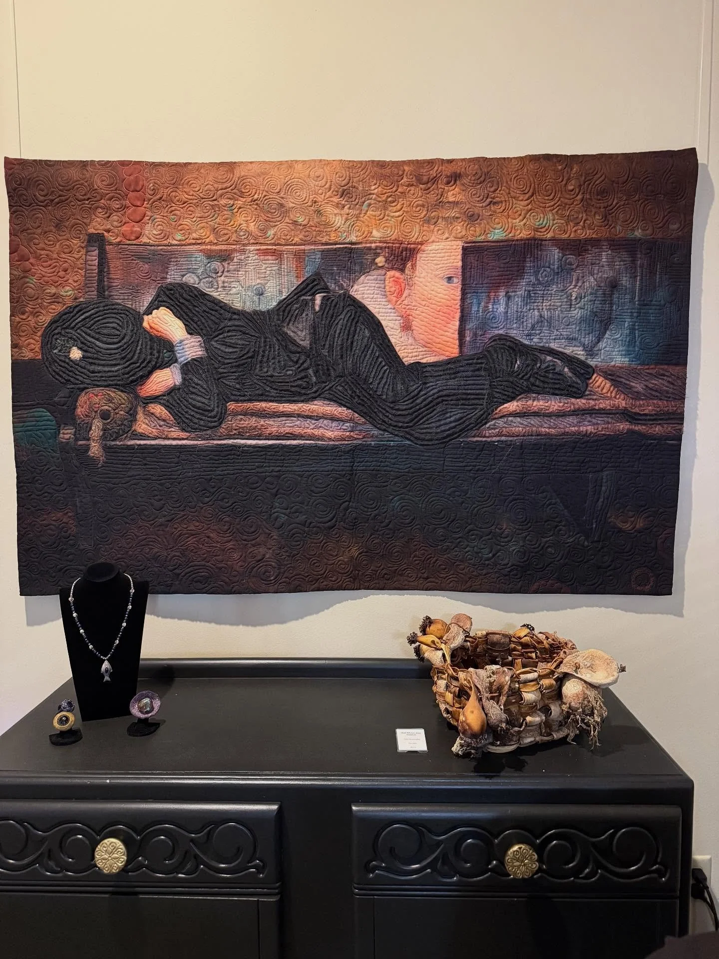 Sneak peek!! 🎉

The gallery is humming as we get ready for tomorrow&rsquo;s opening of The Figure Adorned.

Fiber, form, jewelry, textile sculpture &mdash; it&rsquo;s ALL coming together and it looks incredible.

Doors open tomorrow at 4 PM&hellip; 