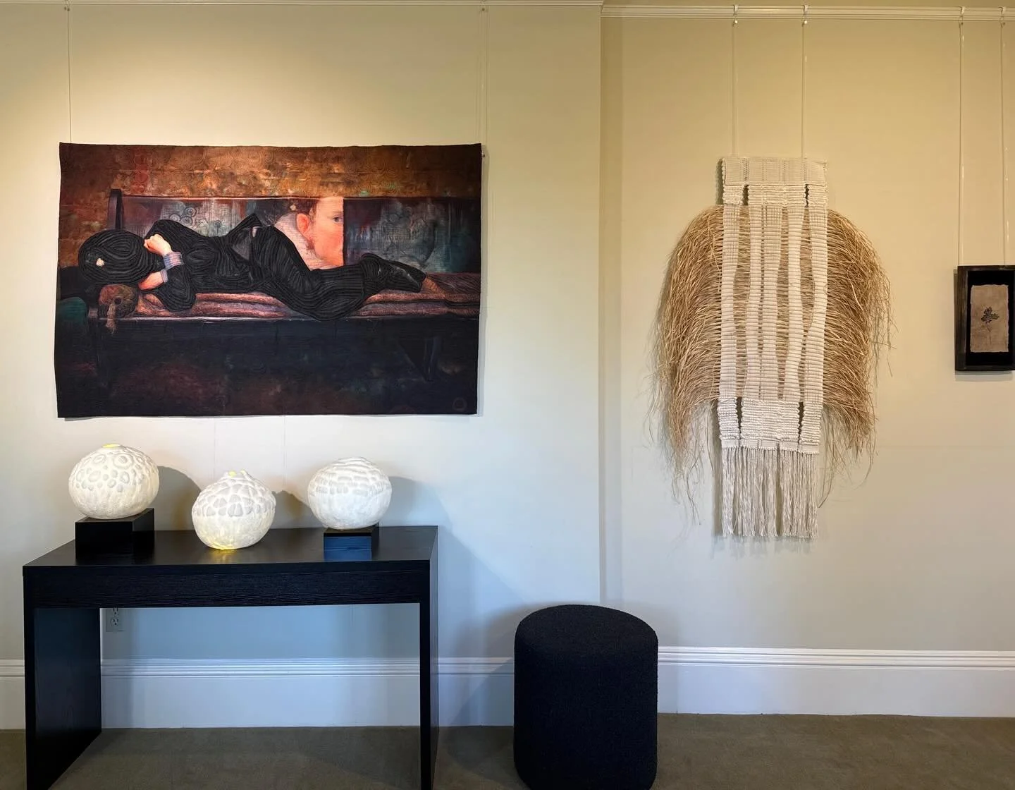 Locally Made is now open.
A juried exhibition of fine fiber and textile work by artists from the Pacific Northwest.

Come spend some time with the work&mdash;these pieces reward slow looking.

🗓 Open Thursday&ndash;Sunday
⏰ 12&ndash;5 PM
📍 William 
