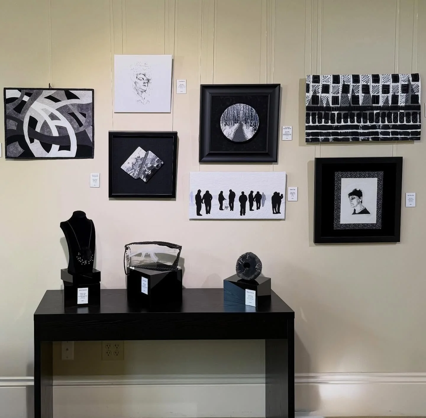 Art worth slowing down for.
Open late for First Friday, May 1 (3-8 PM) &mdash; final days before the exhibition closes May 3.
#fiberart #contemporaryart #slowlooking #firstfridayartwalk #artcollectors