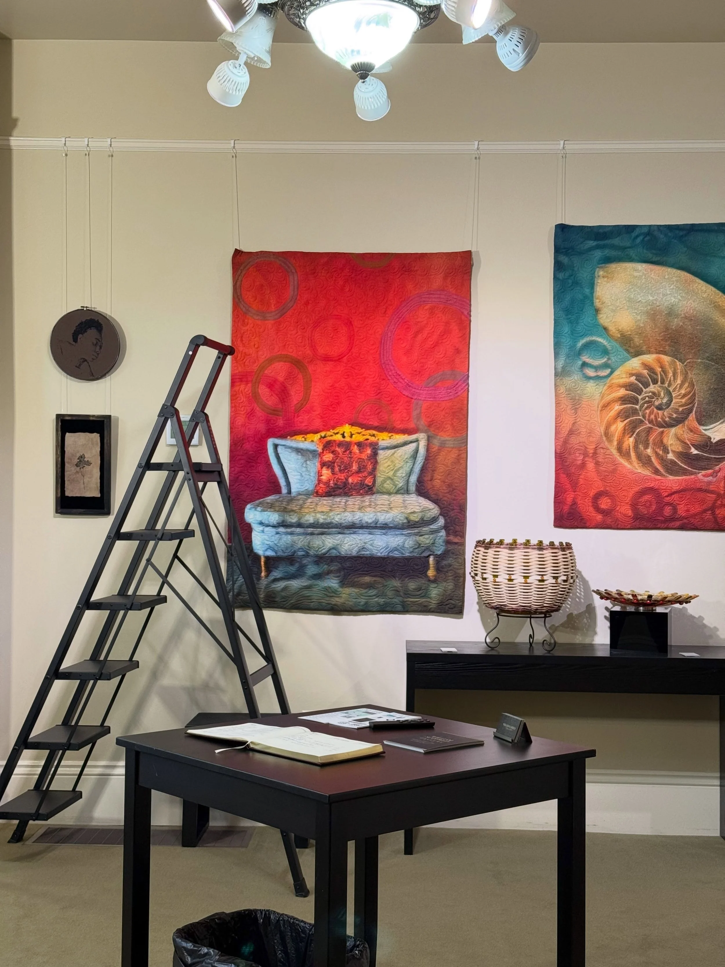 Getting ready for ACCUMULATION ✨

Join us this Friday for First Friday Art Walk, 3&ndash;8 PM, and the opening of ACCUMULATION&mdash;a new exhibition featuring contemporary textile and fiber-based work.

Come see the exhibition, meet one of our featu