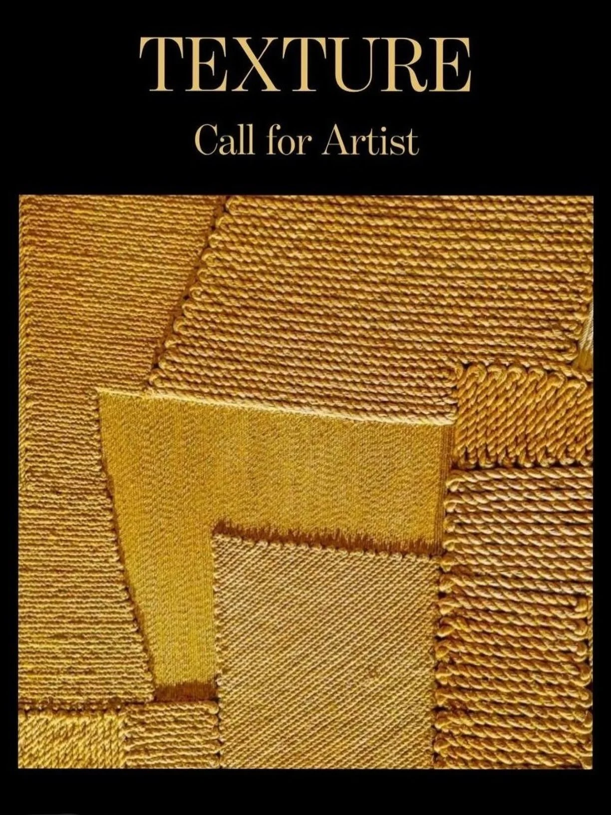 CALL FOR ARTISTS | TEXTURE

Submissions are now open for TEXTURE, William Scofield Gallery&rsquo;s upcoming exhibition exploring texture in contemporary fiber and textile art.

We&rsquo;re looking for work where texture plays a strong visual, tactile