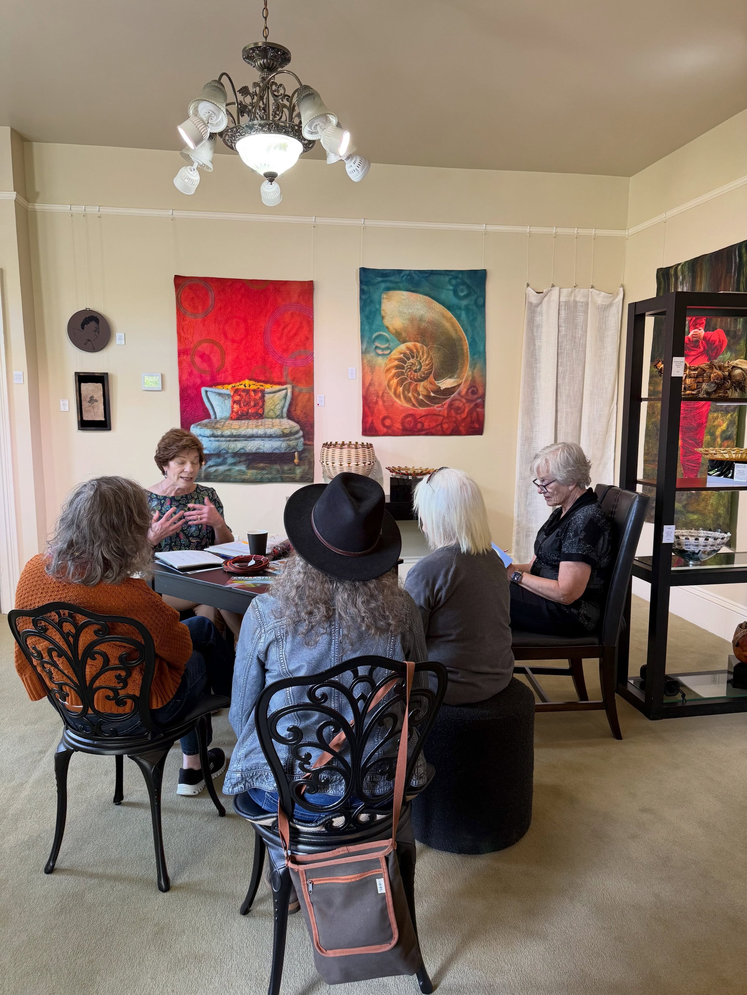 A special thank you to @candacegpratt for sharing her creative process and insights during yesterday&rsquo;s artist talk!

Thank you to everyone who joined us for an afternoon of art and conversation.

Accumulation continues through November 15 at Wi