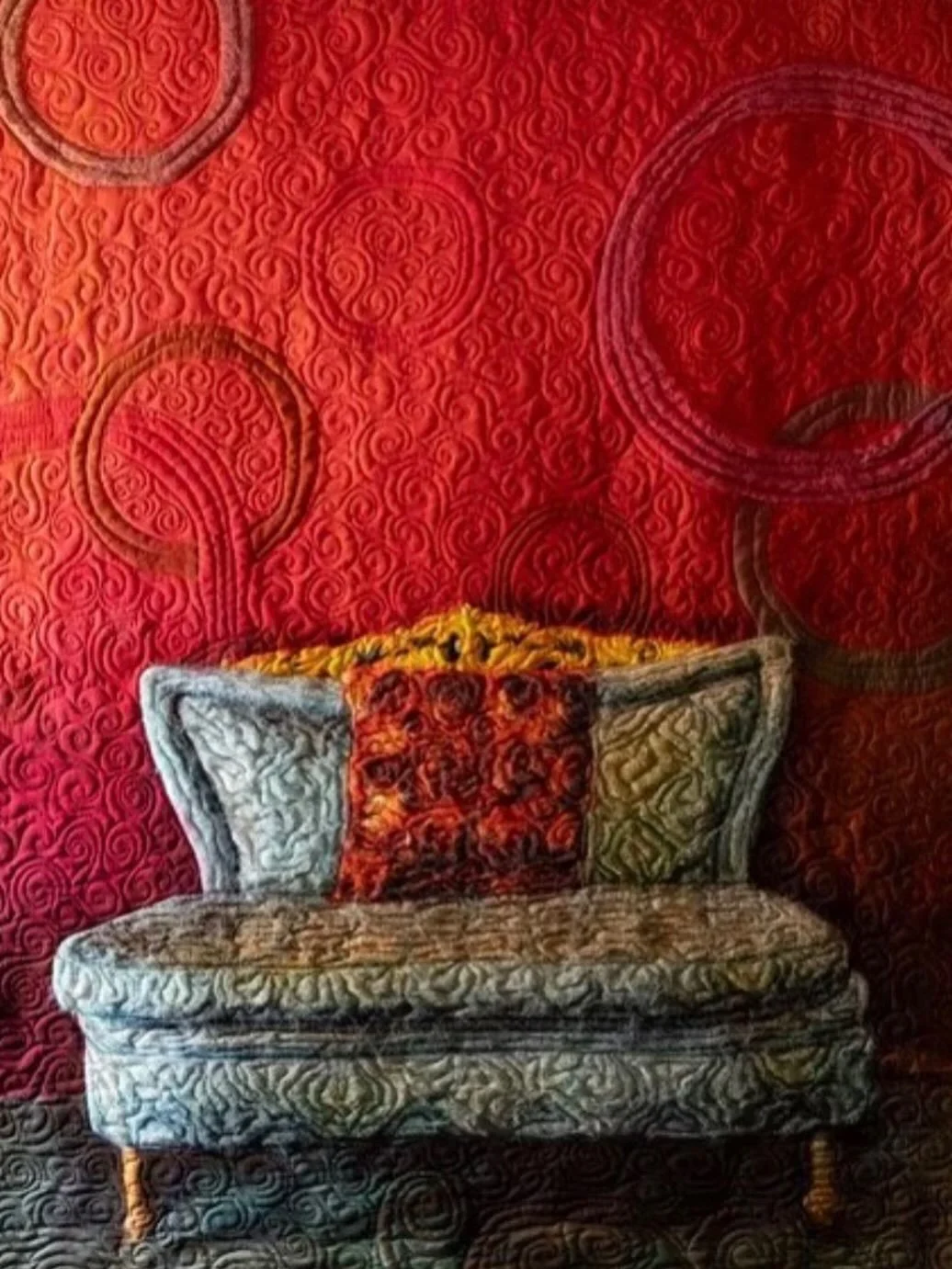 This piece has found its new home.

It&rsquo;s always special to see a work move from the gallery into the space where it will be lived with and enjoyed.

A beautiful new chapter for this piece from Accumulation.

#ContemporaryFiberArt #TextileArt #A