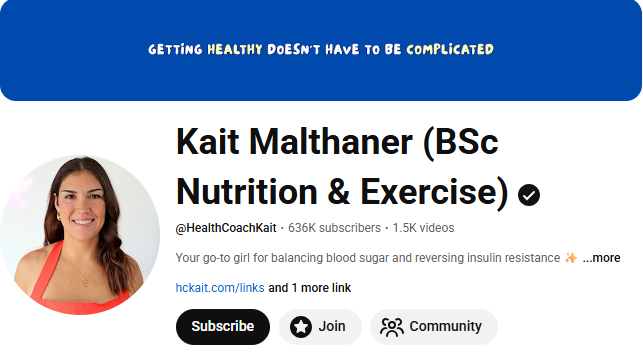 Kait Malthaner YouTube Channel