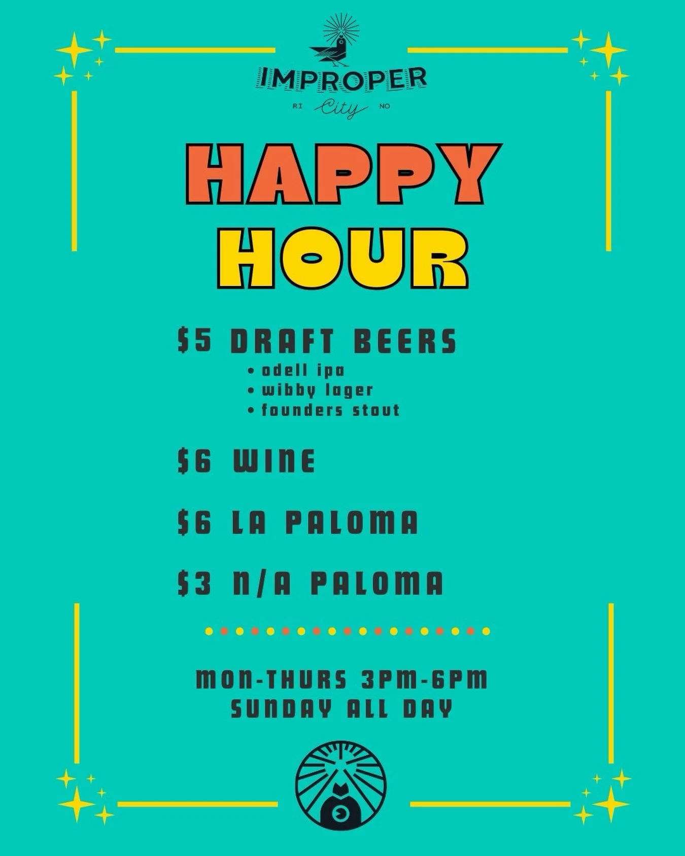Join us for happy hour Monday-Thursday from 3-6PM and Sunday ALL DAY! 

#happyhour #denverbar #happyhourtime #happyhourspecials #denver