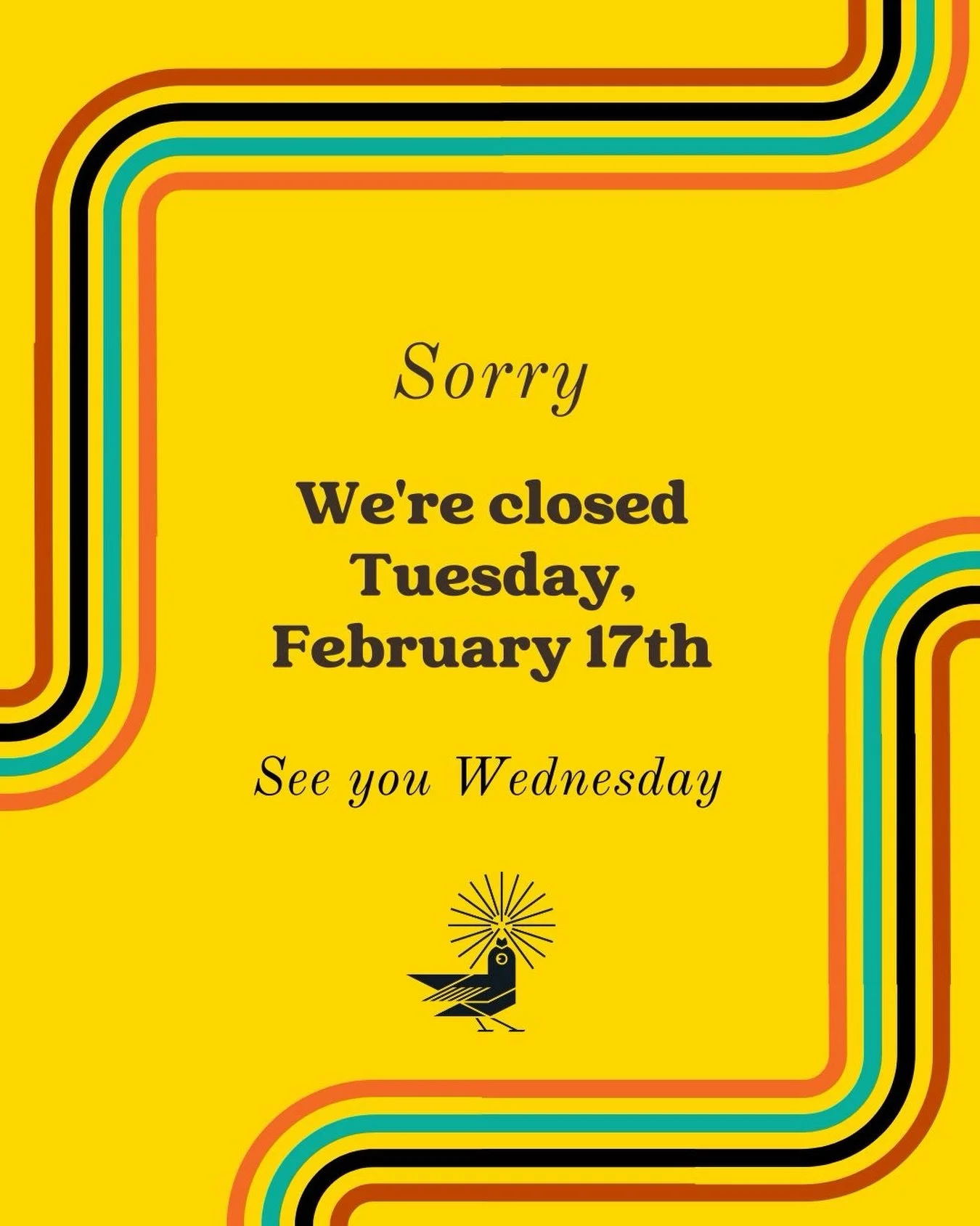 We will be closed tomorrow, Tuesday the 17th, for a private event. We look forward to serving you soon!

#updatedhours #denverbar #denver #denvercolorado