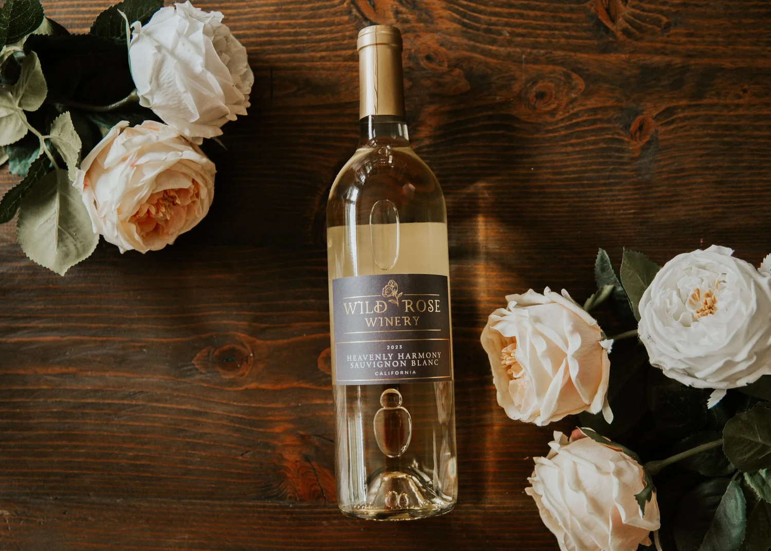 Wine service at Wild Rose Winery