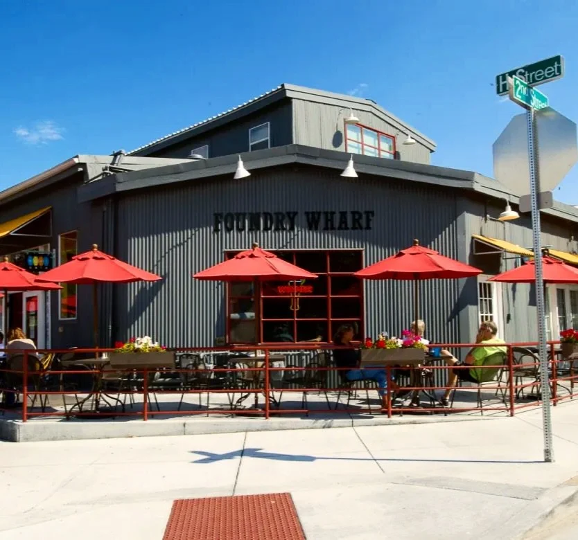 Looking for the heartbeat of Petaluma? 💛

Welcome to Foundry Wharf &mdash; where waterfront views meet creative energy. At the center of it all is Aqus Cafe, a warm, artsy gathering space built by community champion John Crowley.

✨ Weekly events
☕️