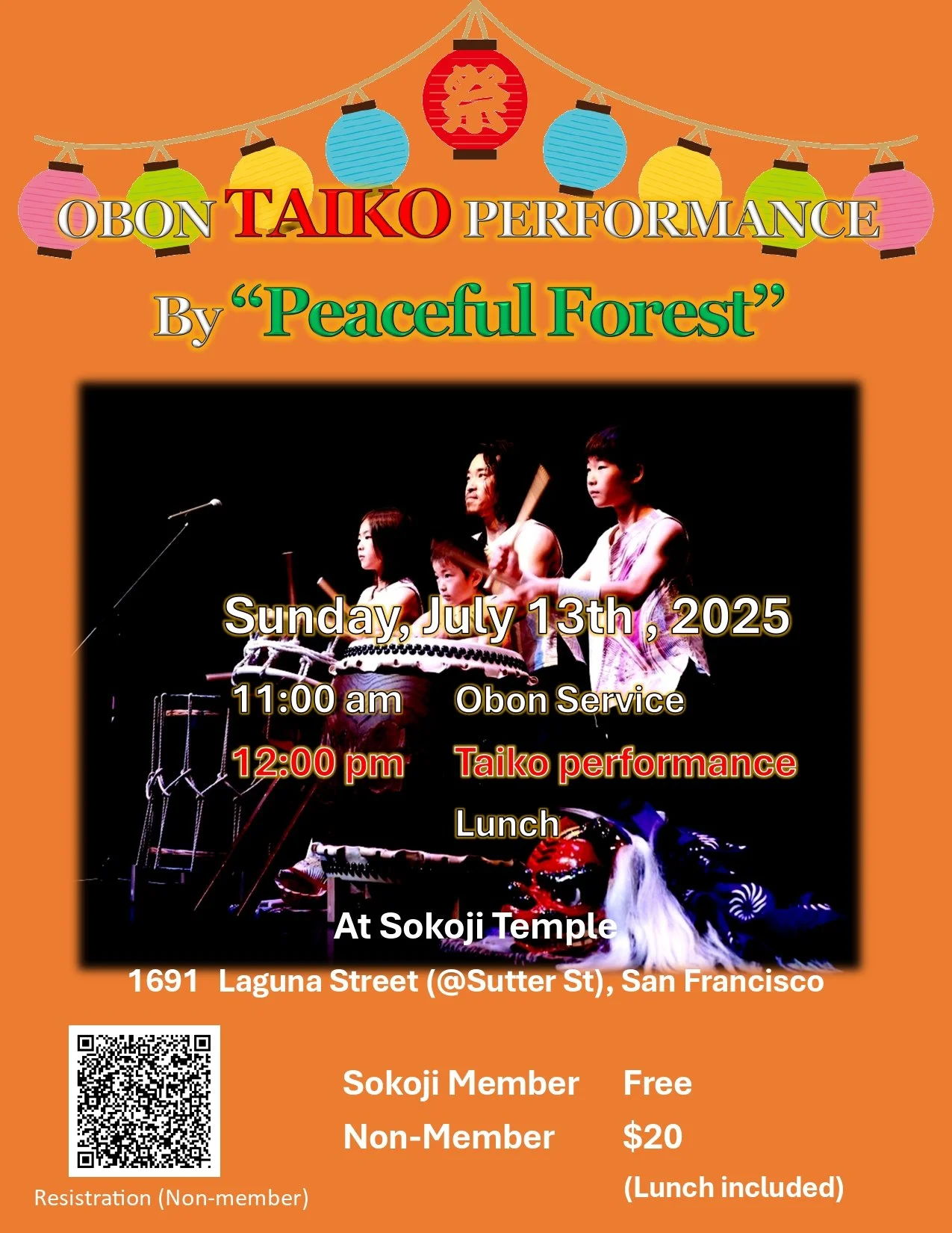 Obon Taiko Performance 2025