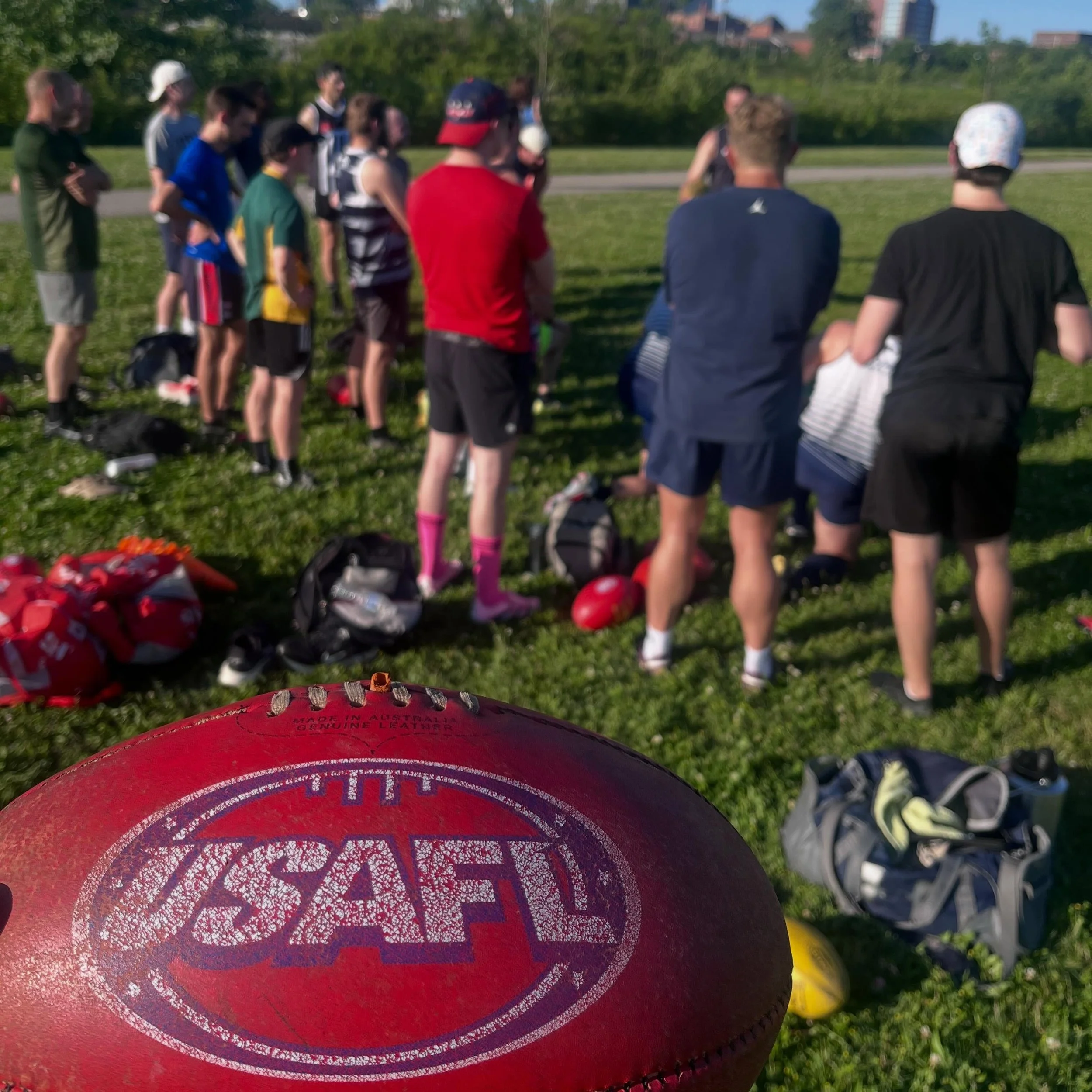 Another great Aussie Rules training ahead of the Midwest Cup in Indianapolis this weekend as the Cats ramp up to defend their 2025 title. 

We had two new recruits out for the first time, one each for the men&rsquo;s and women&rsquo;s teams as our Co