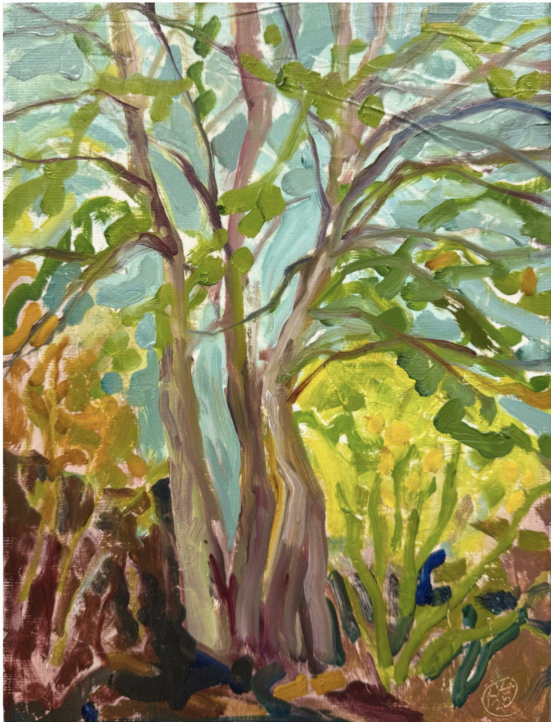 Art Auction Featuring “Suburban Sanctuary” by Rachelle Krieger