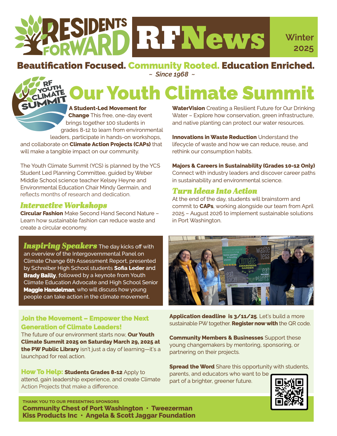 Residents Forward Winter 2025 Newsletter
