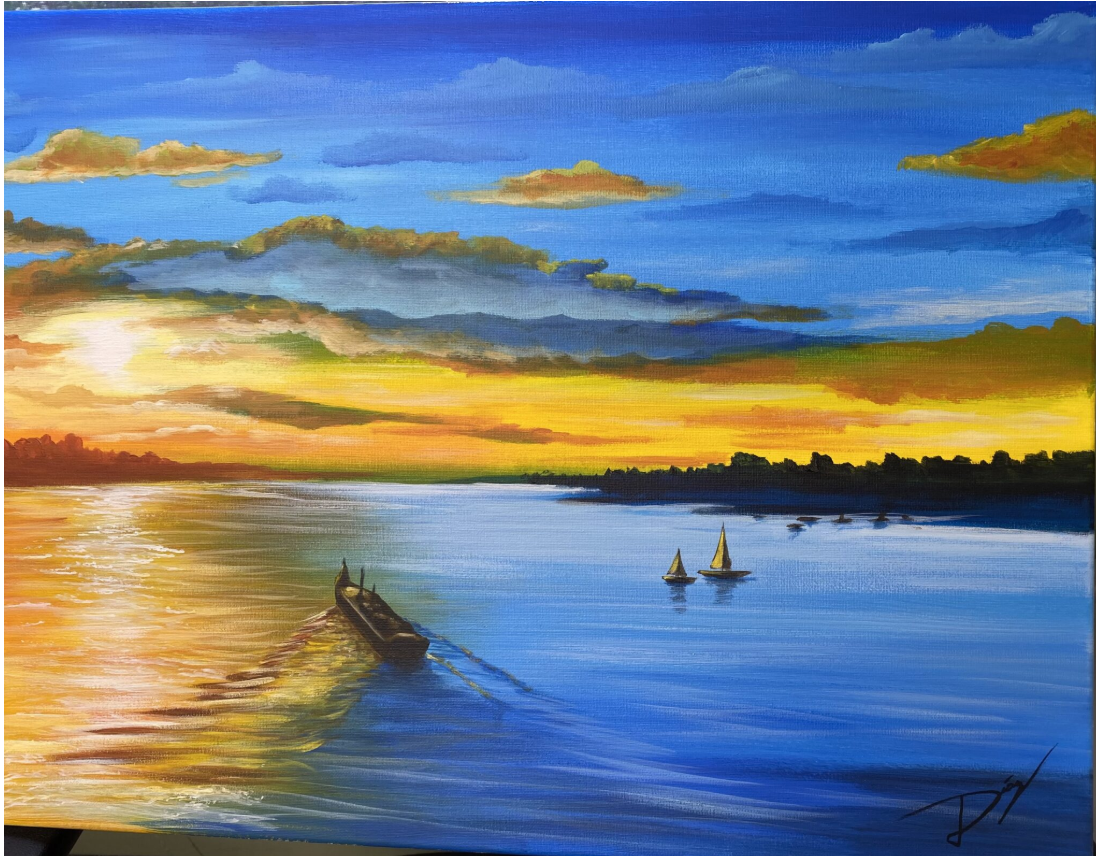 Art Auction Featuring “Gratitude” by Jason Diaz