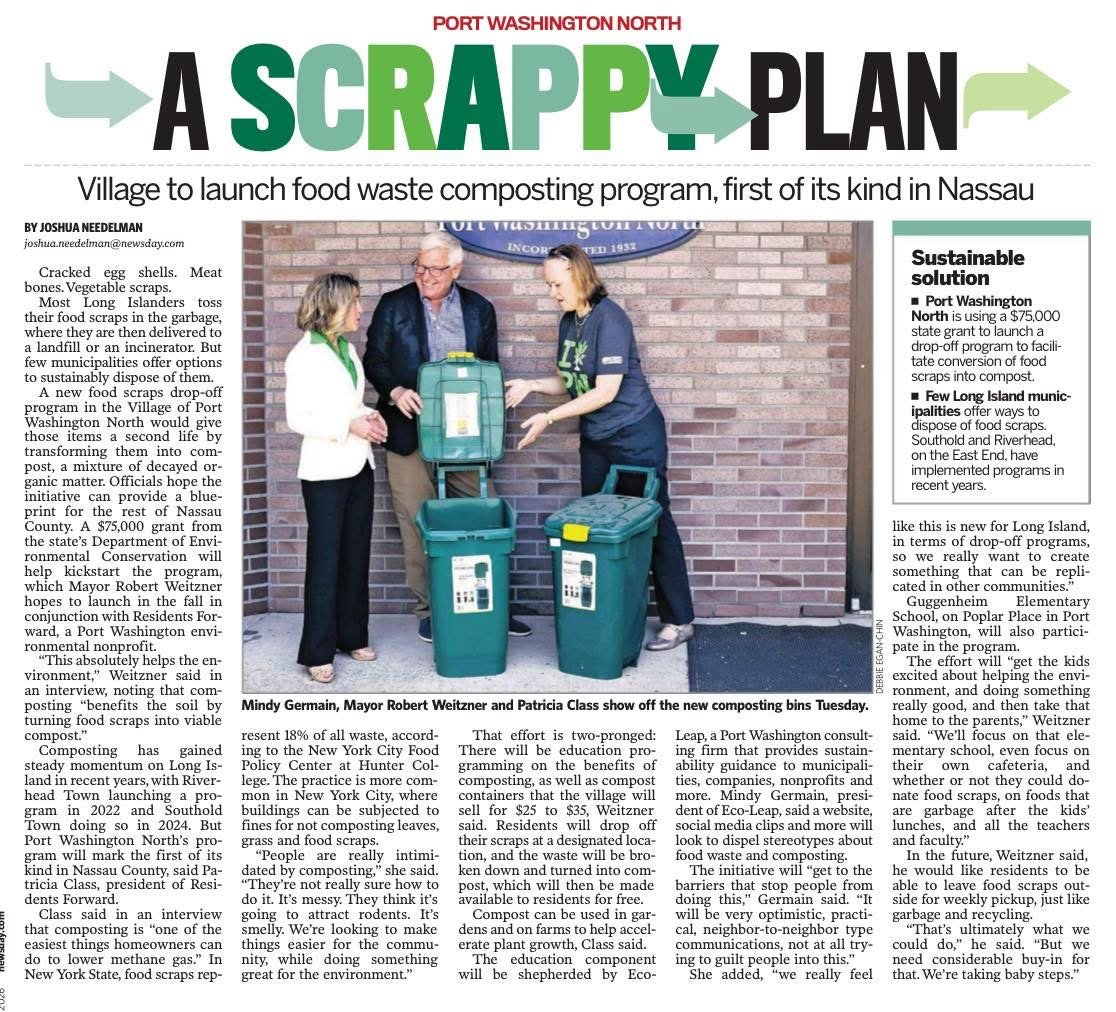 Village of Port Washington North Food Scrap Program