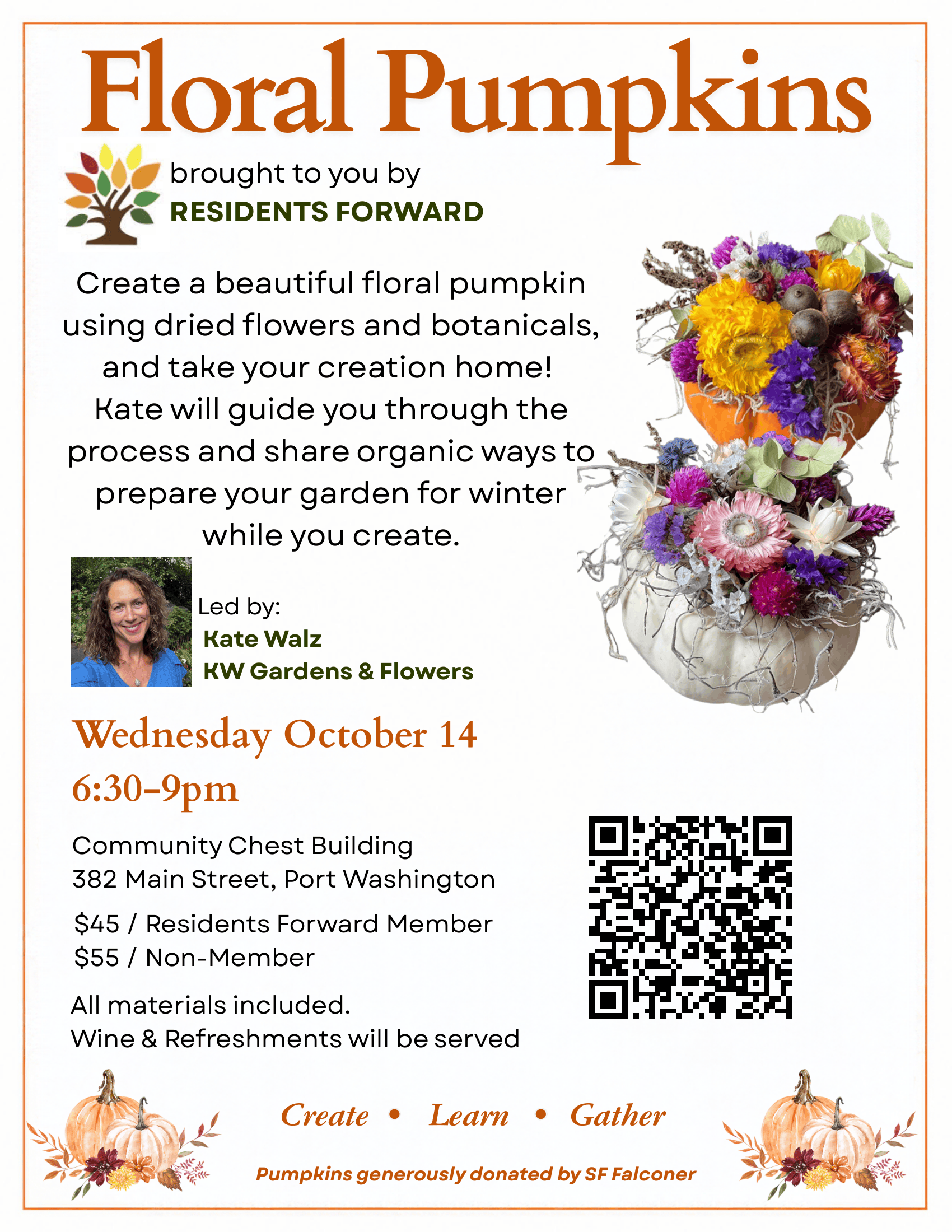 Floral Pumpkin Event