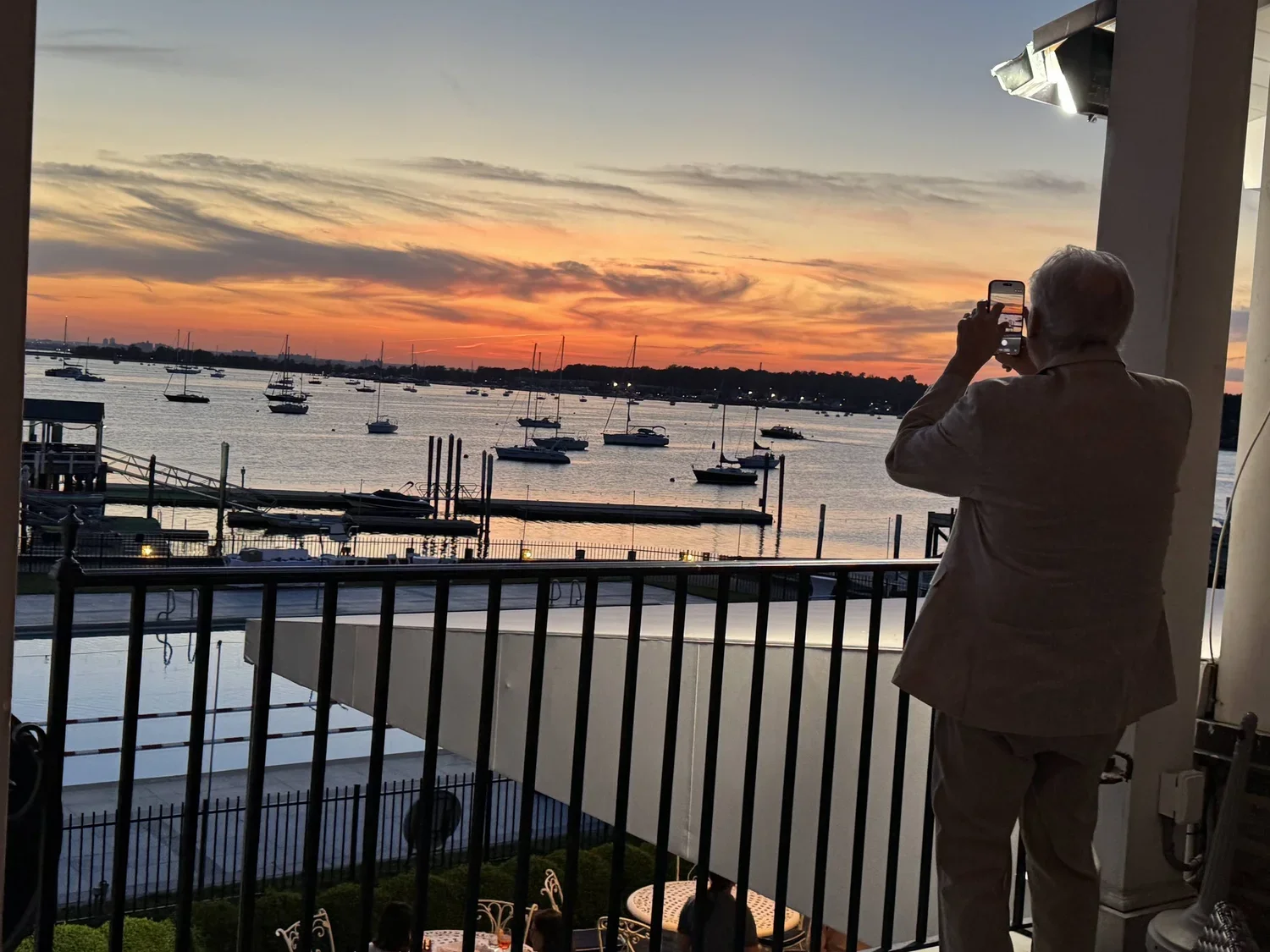 Residents Gala Sunset over Manhasset Bay