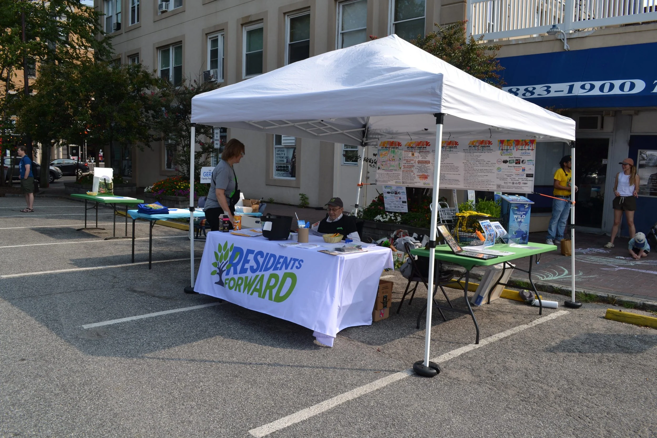 residents table art walk.JPG