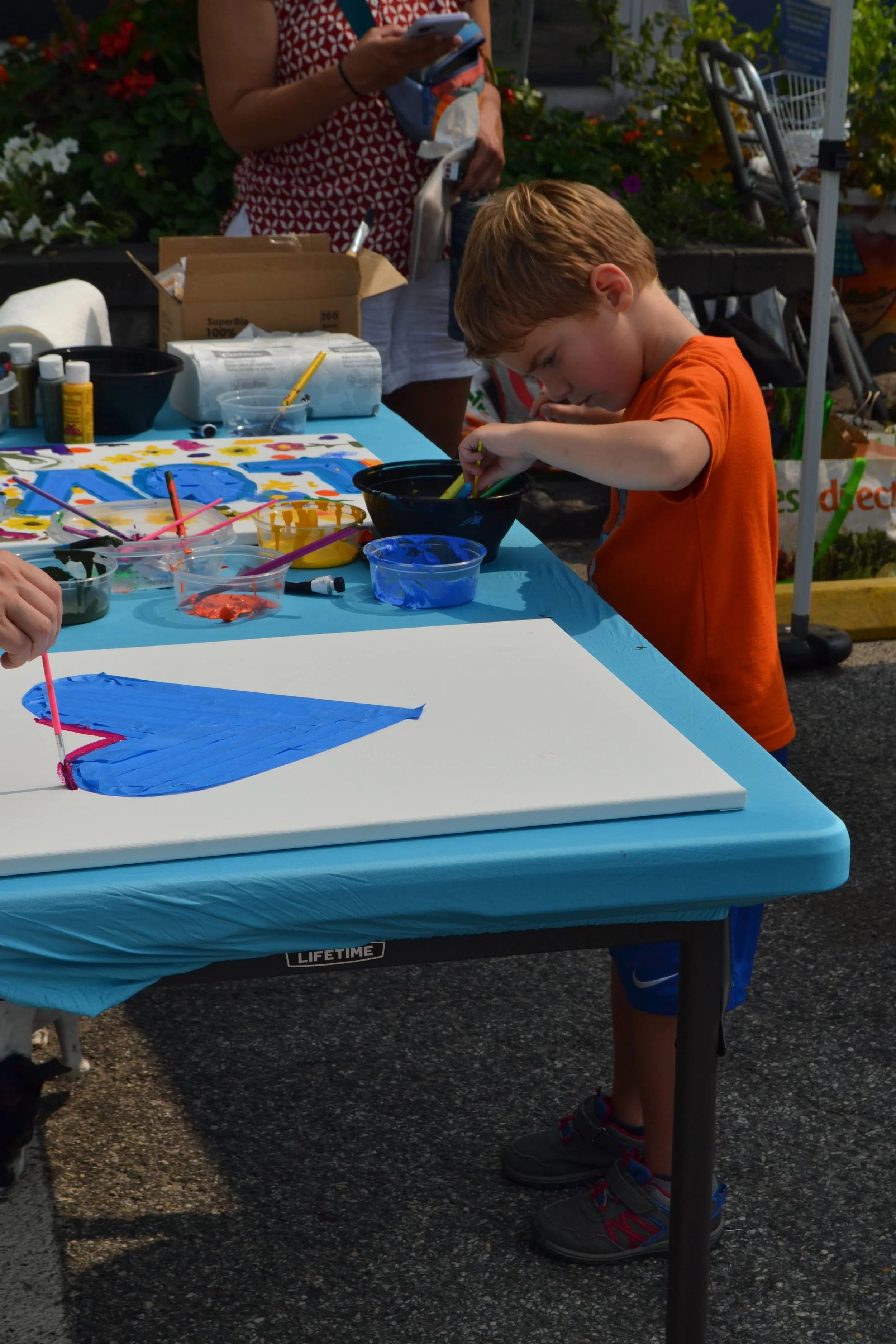 art walk community painting kid painting.JPG