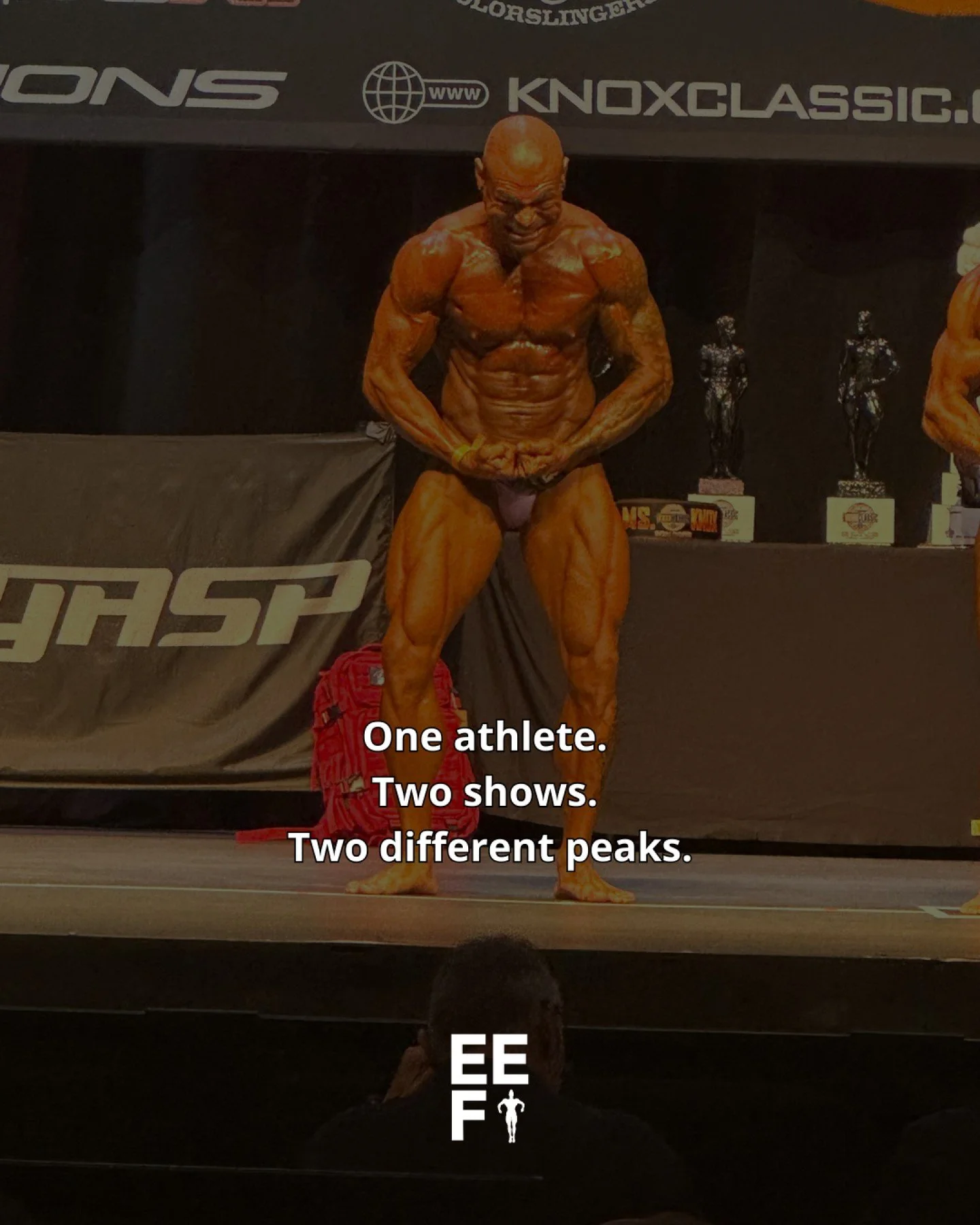 Two shows. Two weeks. Two completely different peaking strategies.
With Dalton, we had to peak him back-to-back — and both times, we nailed it 👊
👉 Show 1: Loaded earlier in the week, tapered water, and used a small dose of diuretics to make