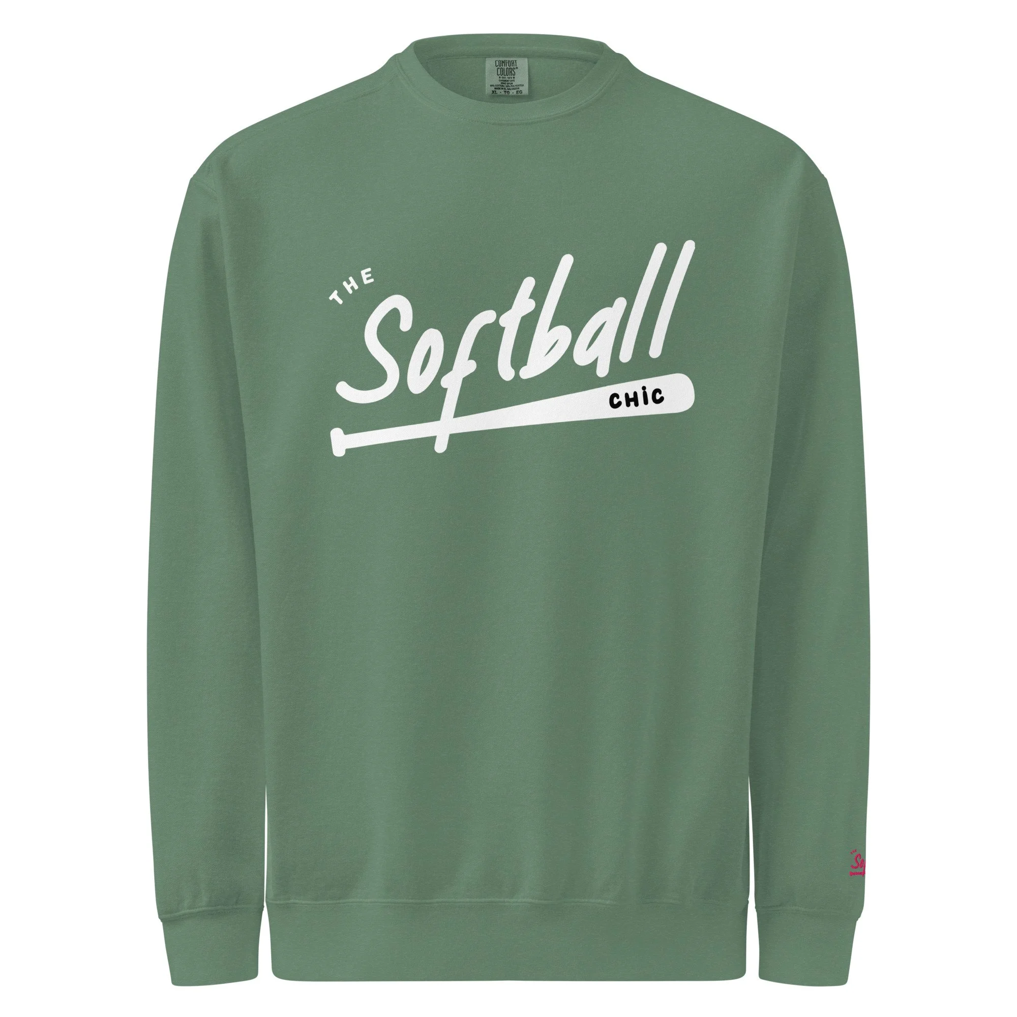 unisex-garment-dyed-sweatshirt-light-green-front-680090890bb1d.jpg