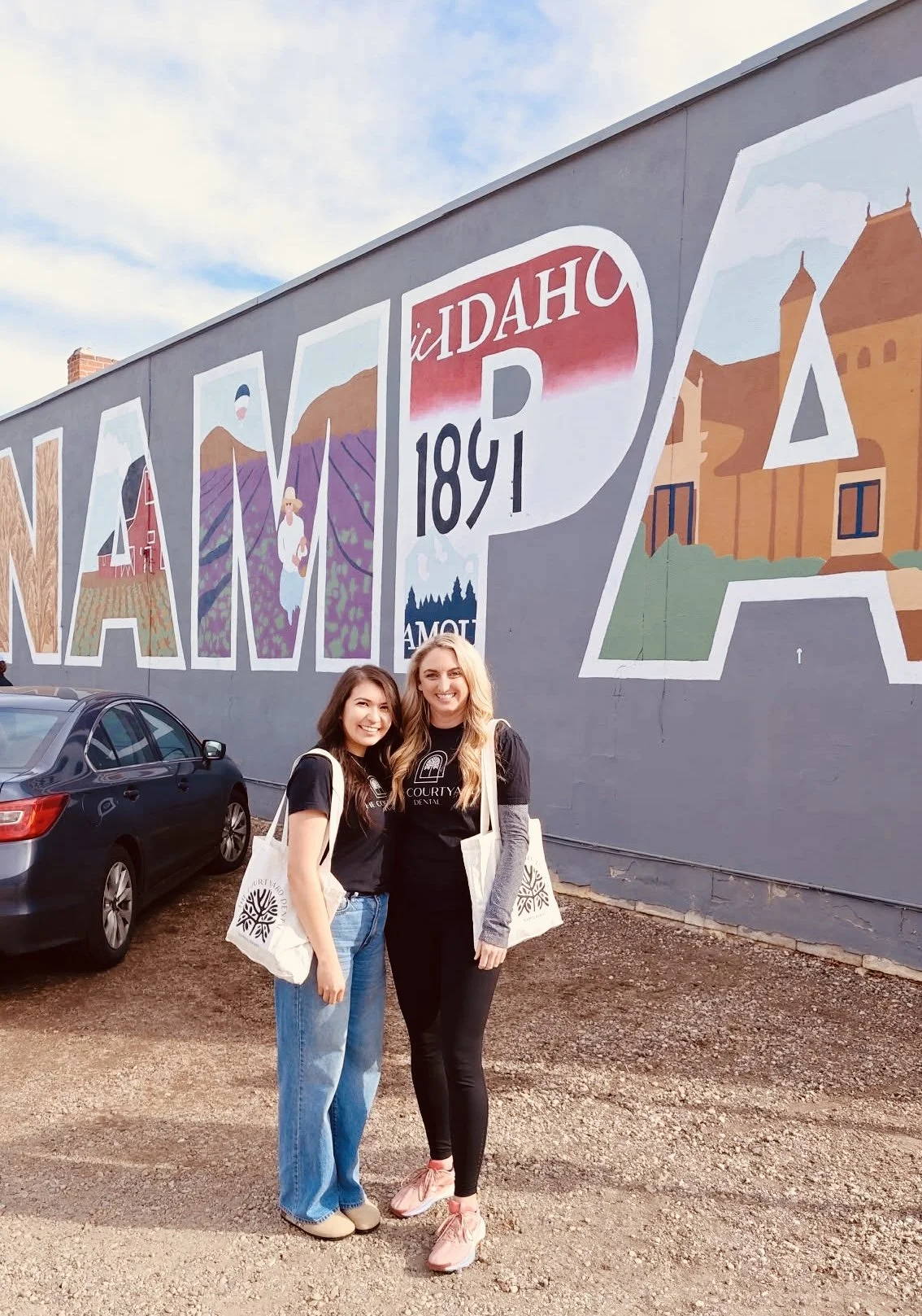 Dr. Courtney Willis in downtown Nampa Idaho