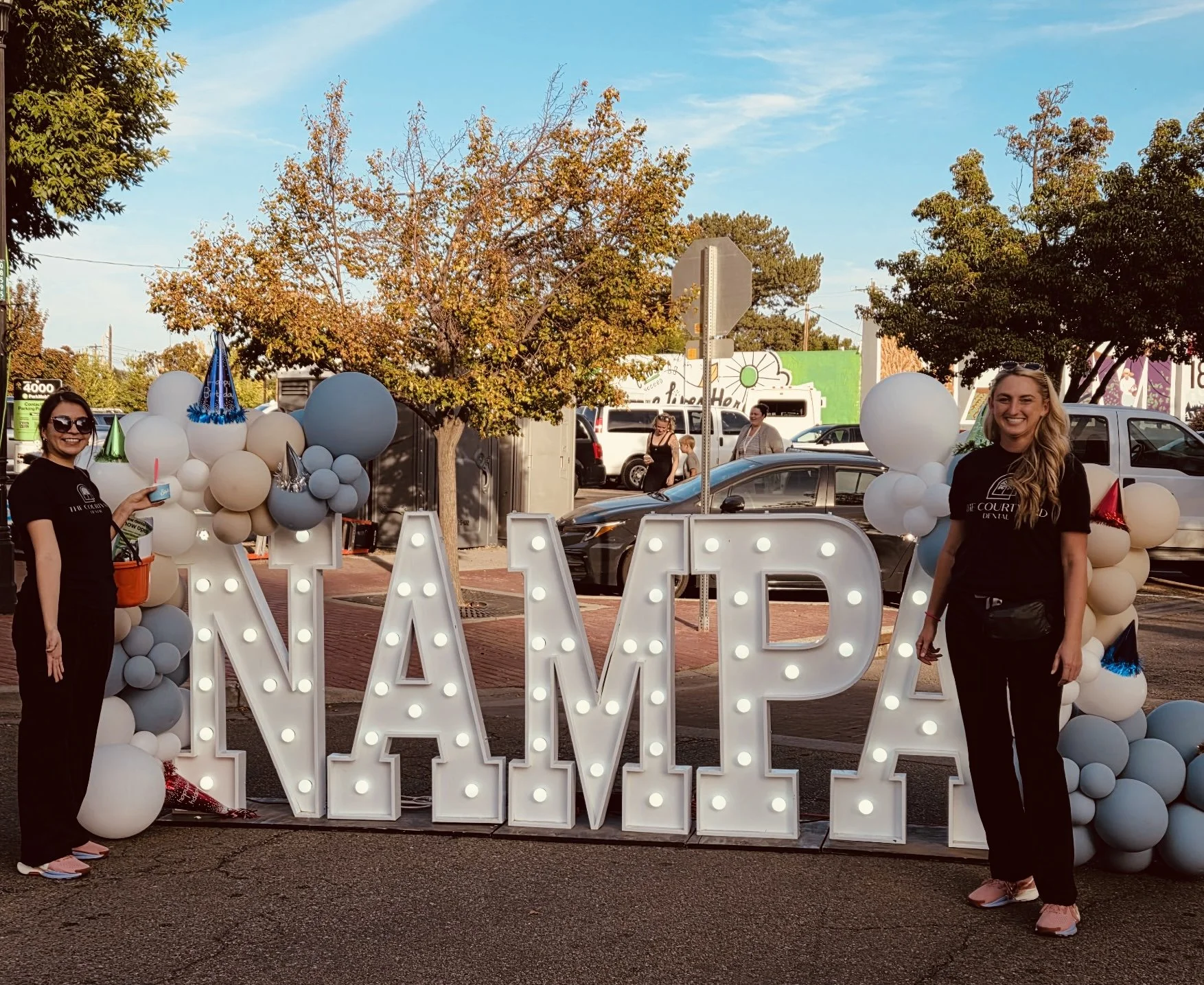 Dr. Courtney Willis in downtown Nampa, Idaho