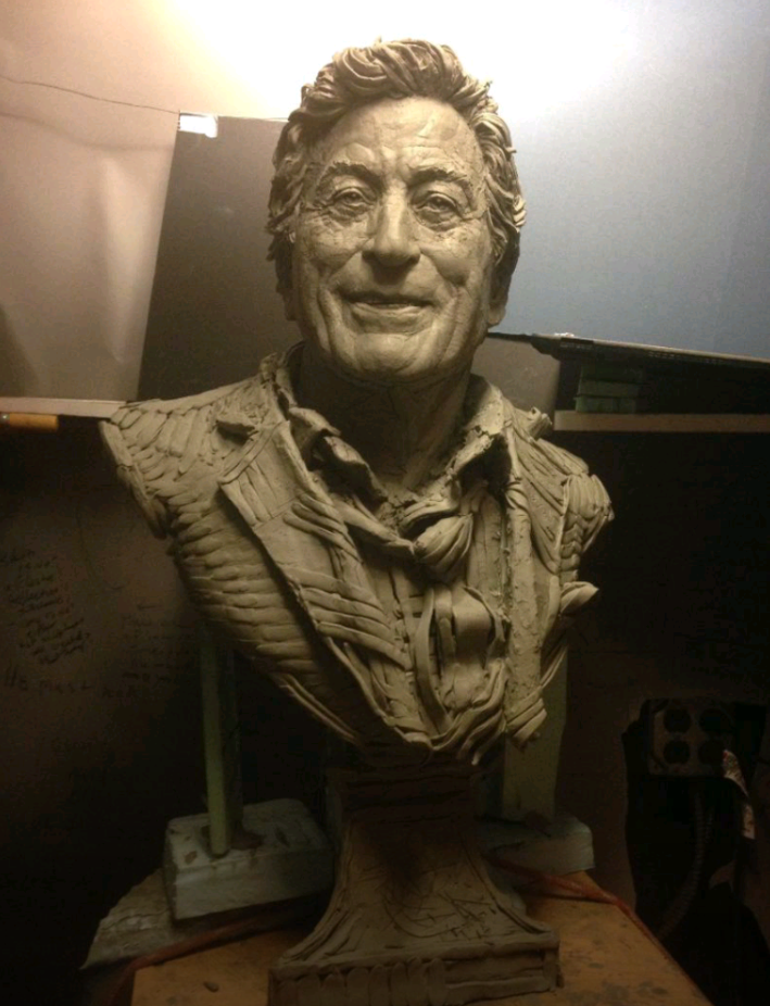 Tony Bennett Bust Work In Progress 02_Frank Porcu.png