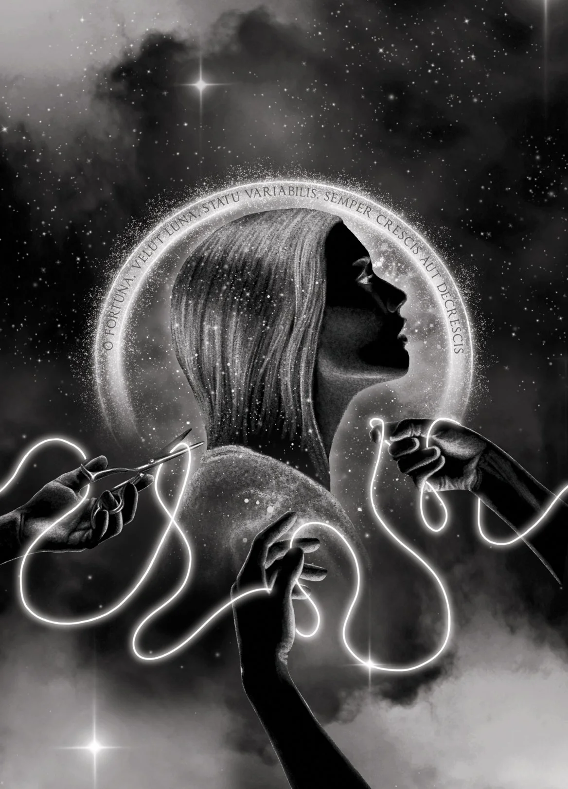 Three Fates Génépi Liqueur, label artwork - digital