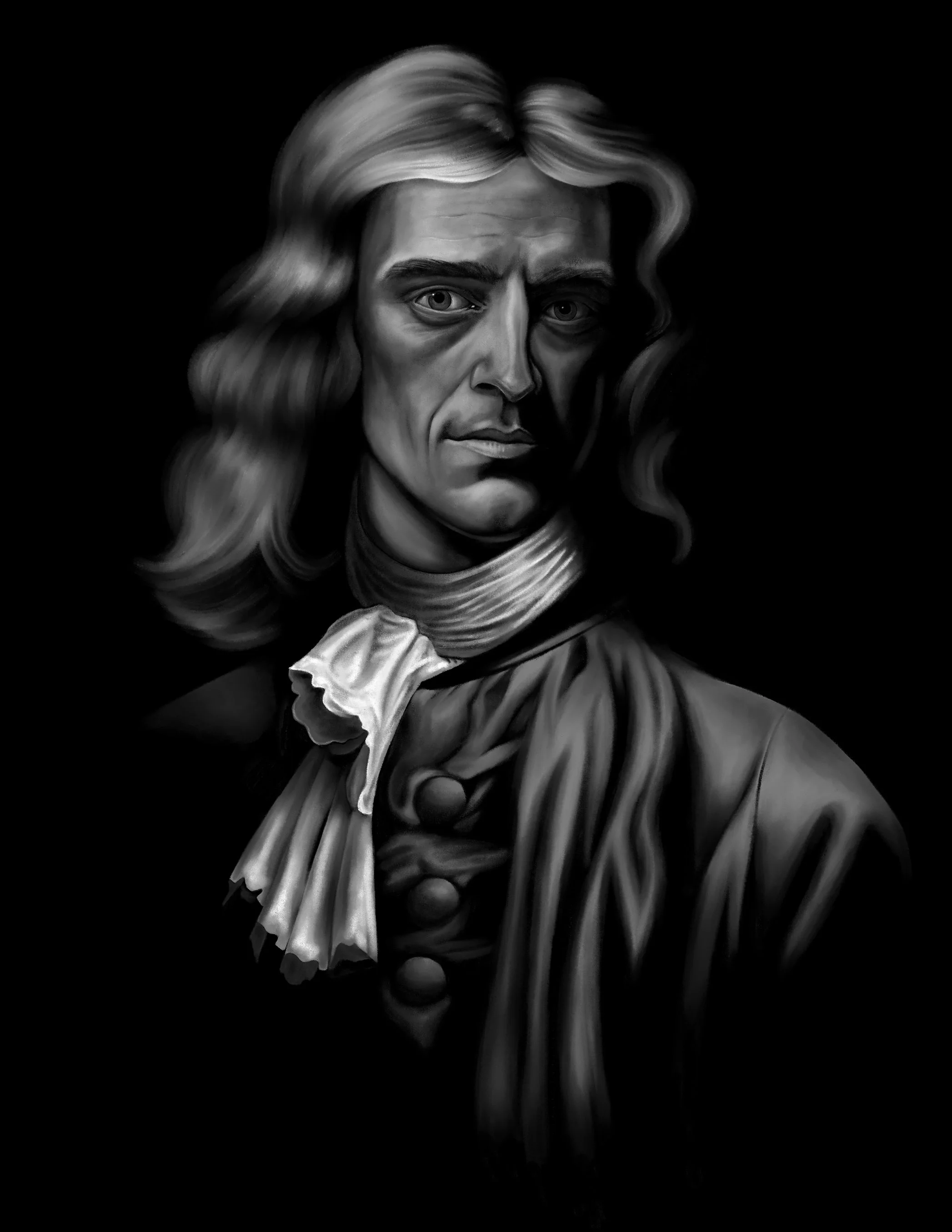 Alchemist, Sir Isaac Newton - digital