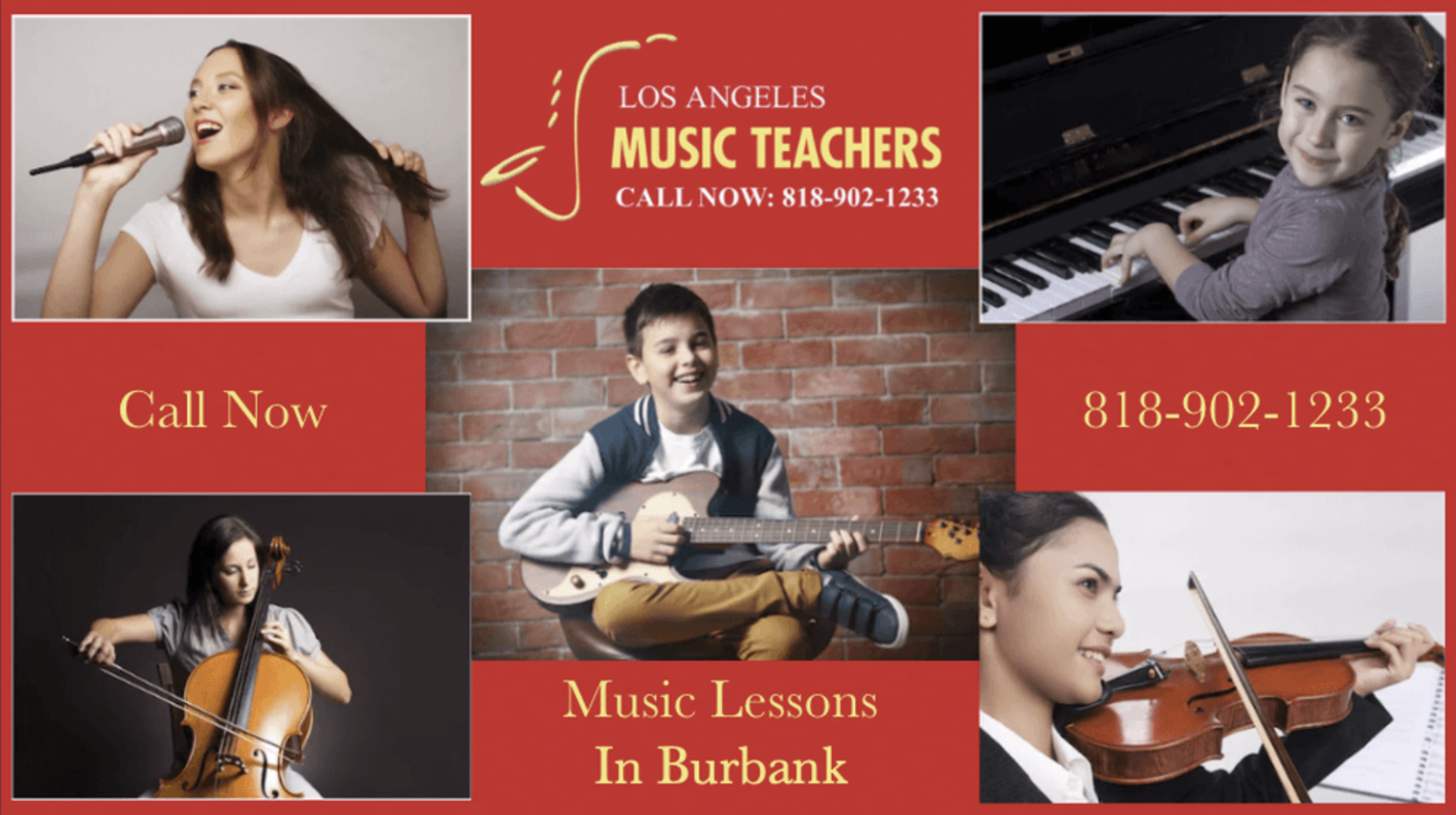 The best online, in person and in home lessons at Los Angeles music teachers in Burbank
