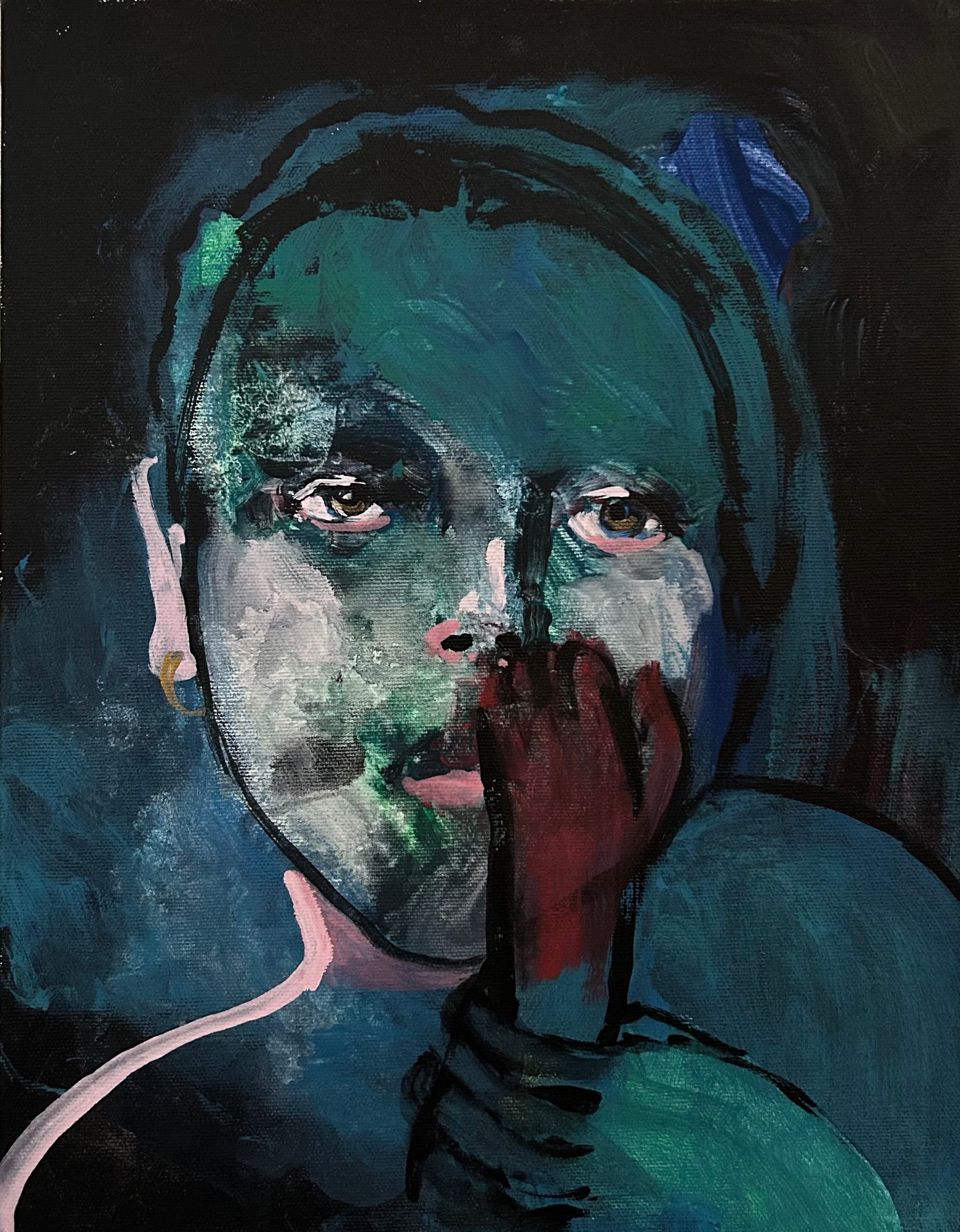 #7
11x14 Inches
Acrylic on Canvas
2024
