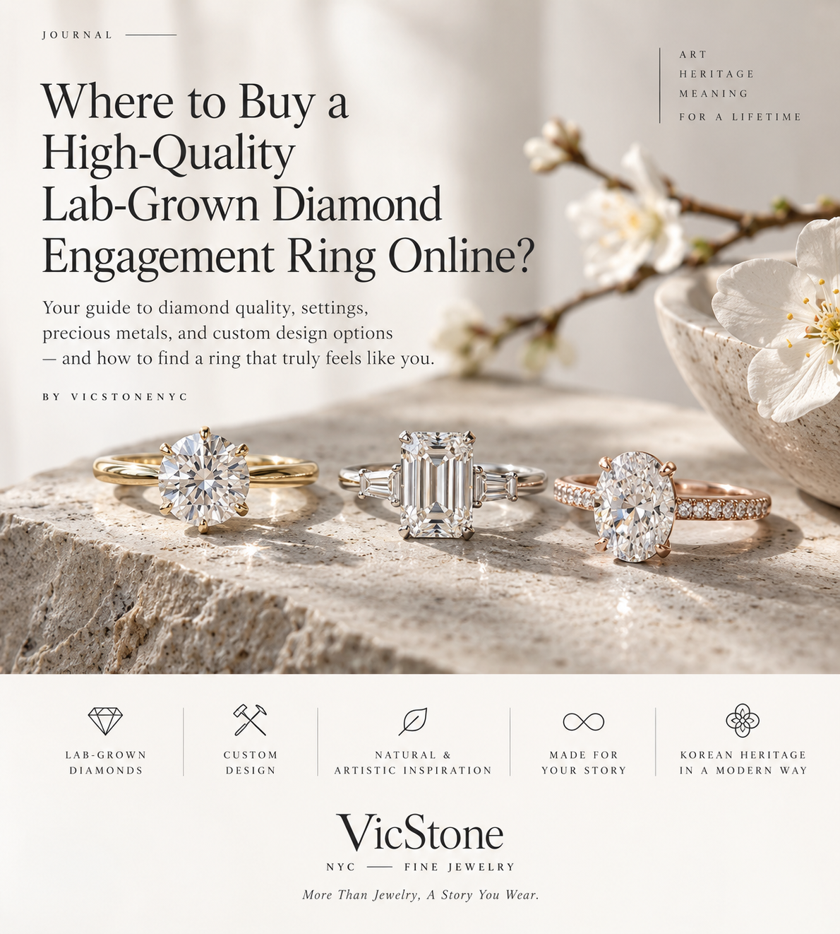 Where to Buy a High-Quality Lab-Grown Diamond Engagement Ring Online