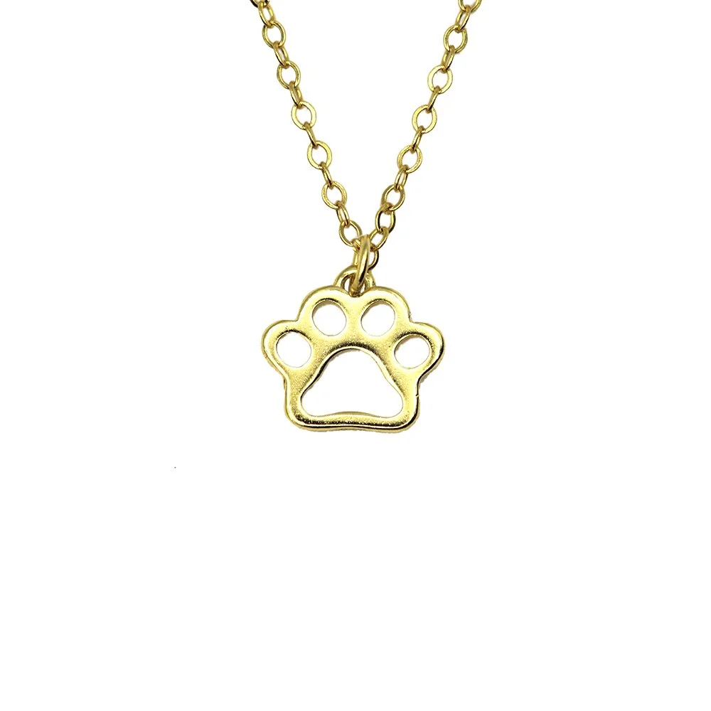Handcrafted 14K gold paw necklace – designer pet-inspired jewelry from New York