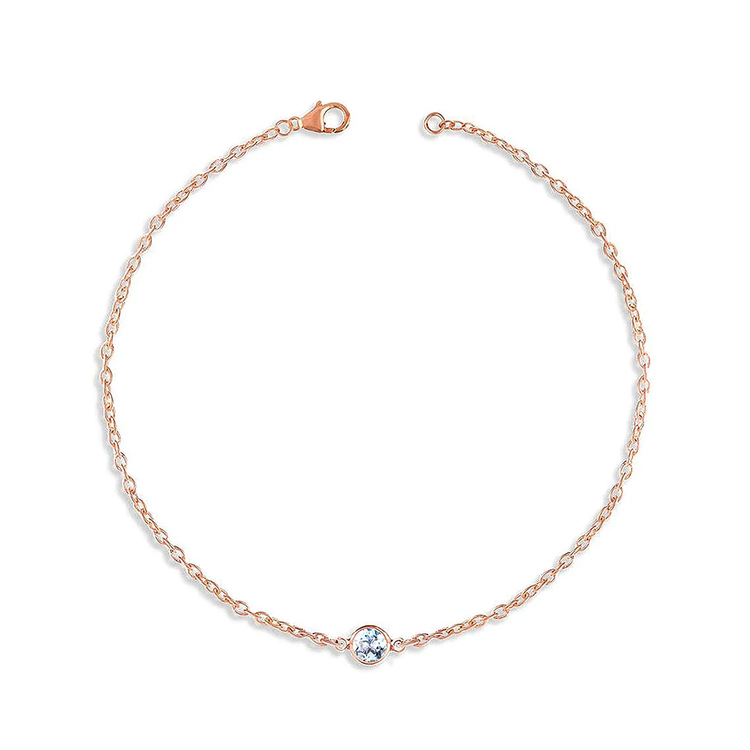 Luxury 14K solitaire bracelet featuring VS1 clarity natural diamond