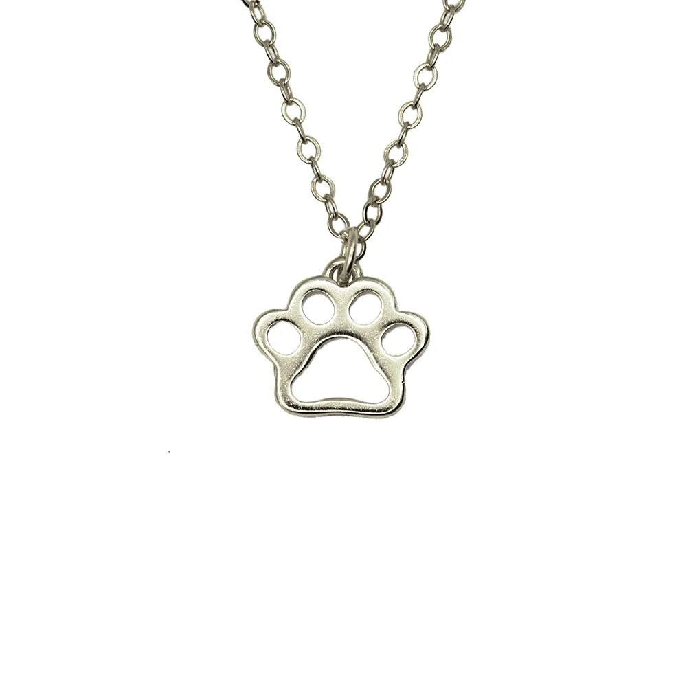 VicStoneNYC 14K gold paw charm necklace – customized luxury dog lover jewelry
