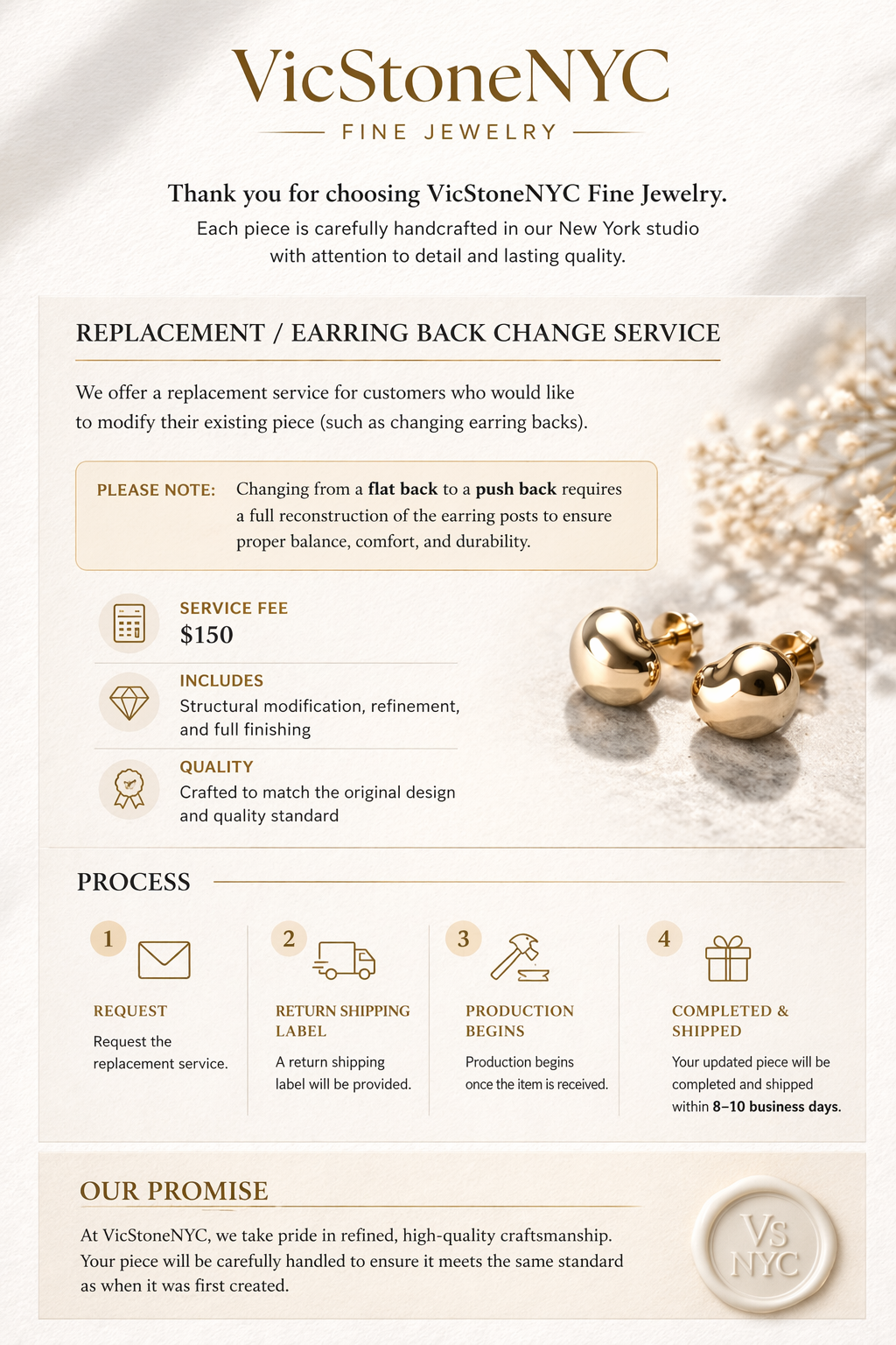 Replacement - Change - Push Back