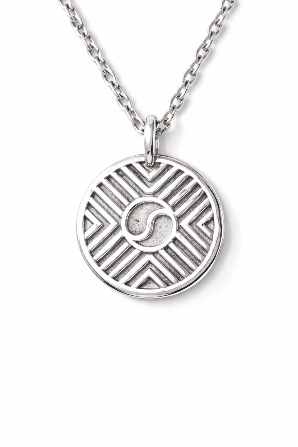 Taegeuk Luminance Necklace - Sterling Silver