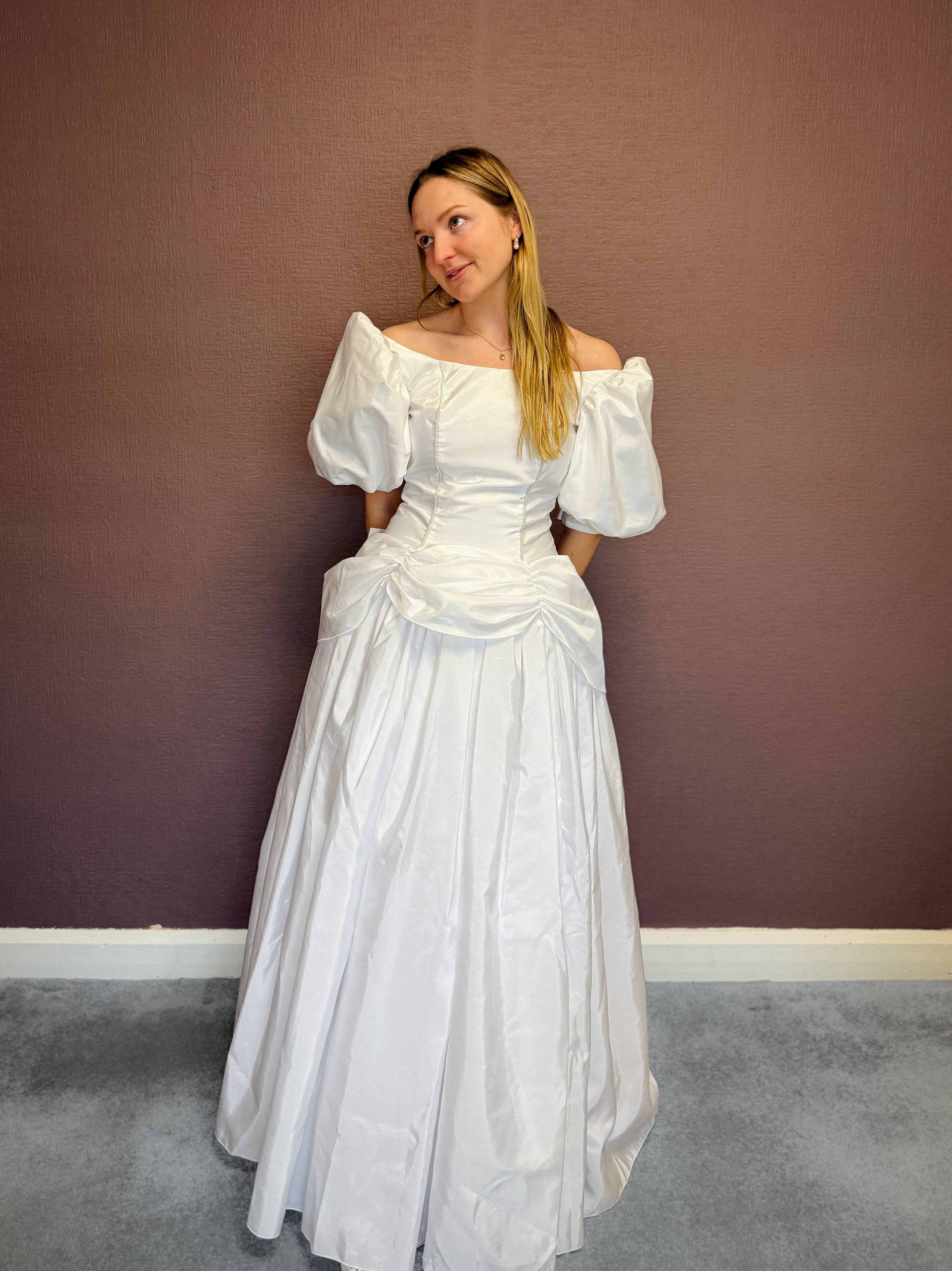 Vintage 1980 Diana Wedding Dress