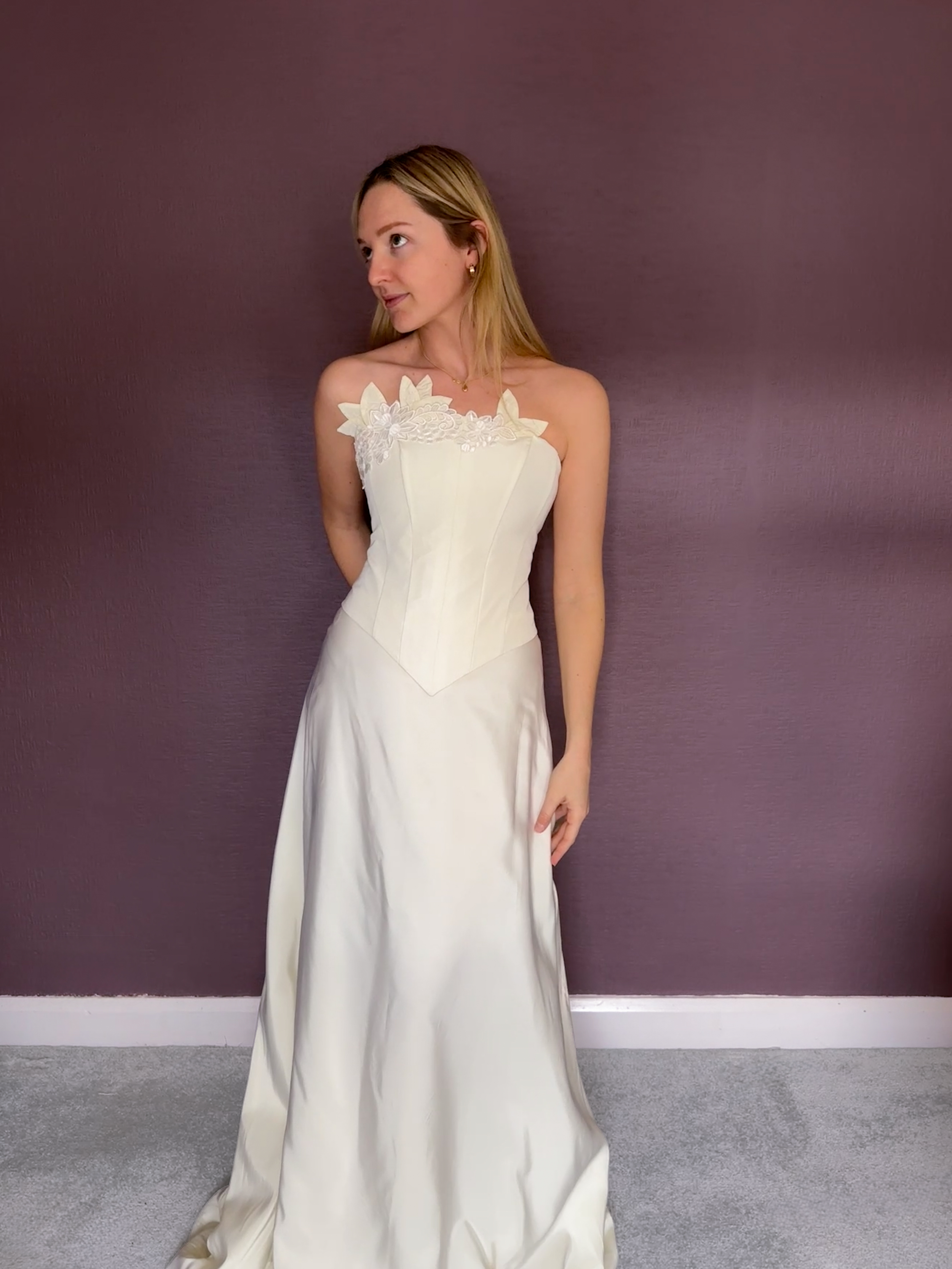 Vintage Flower Two Piece Dress