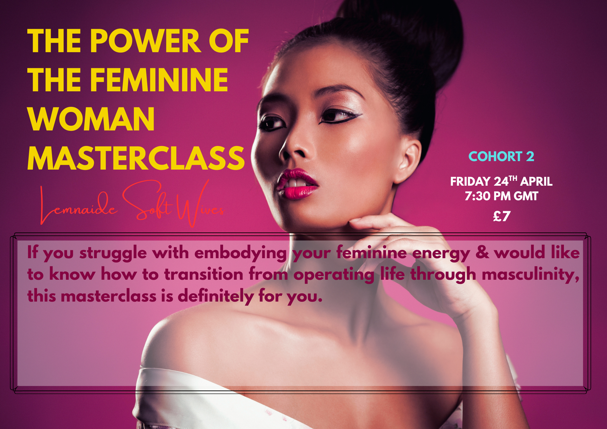 Feminine Energy & Dating Masterclass