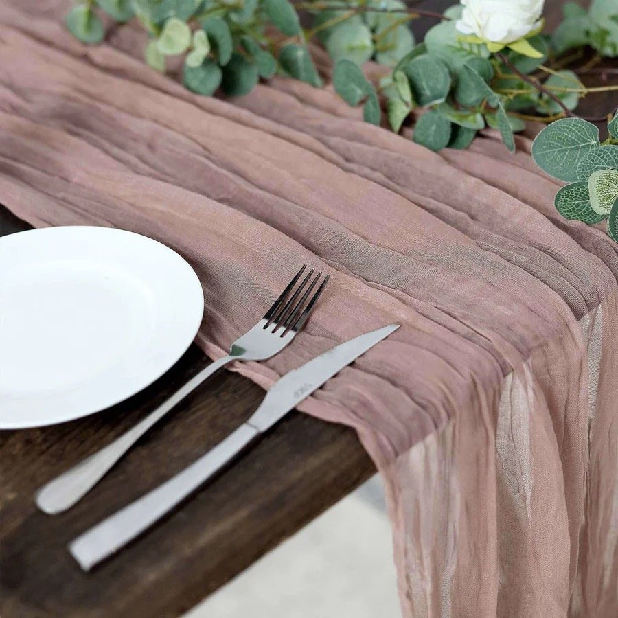 Dusty Rose Cheesecloth