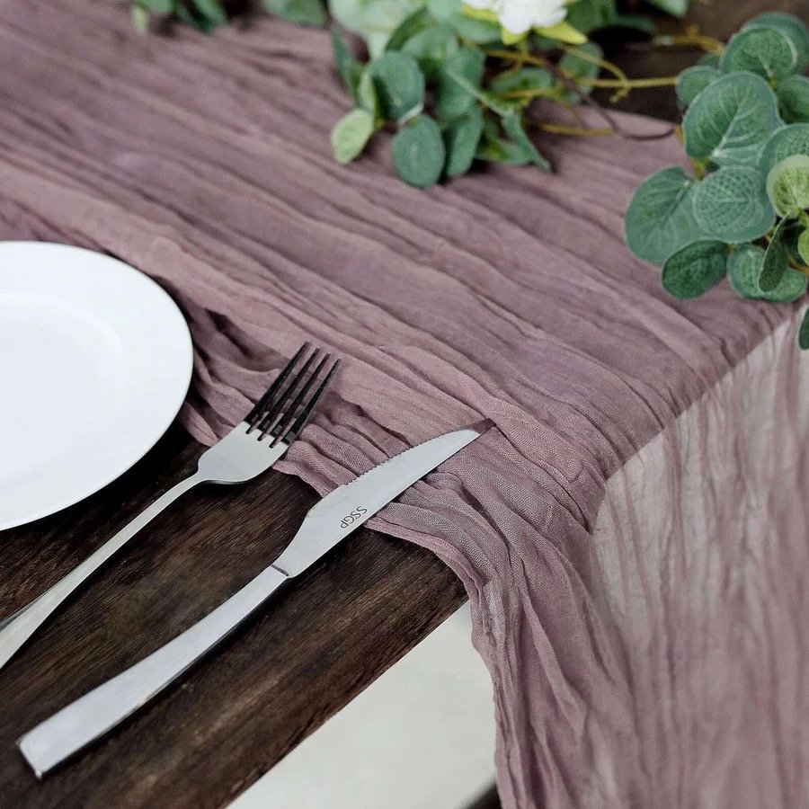 Dusty Purple Cheesecloth