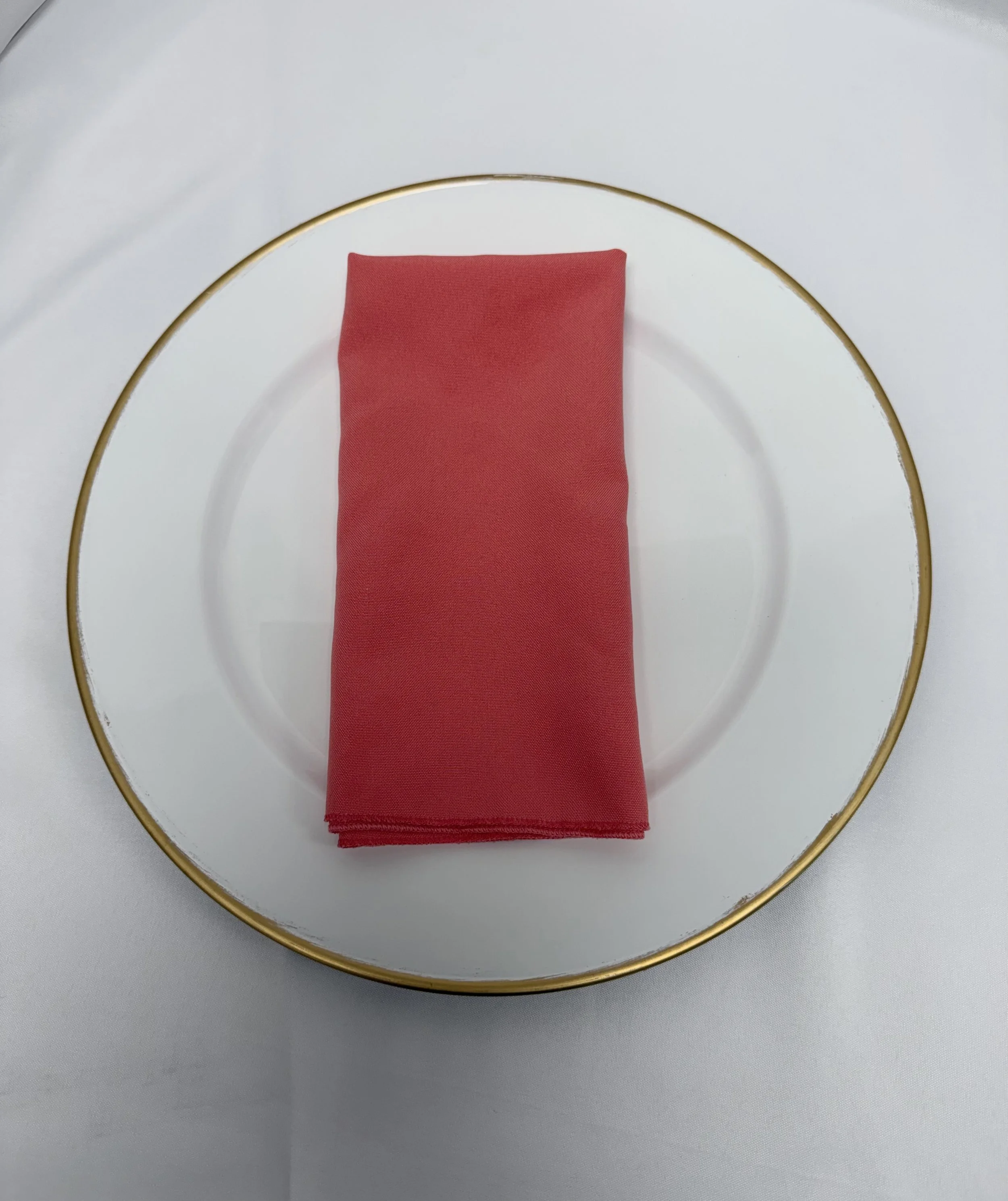 dark coral napkin