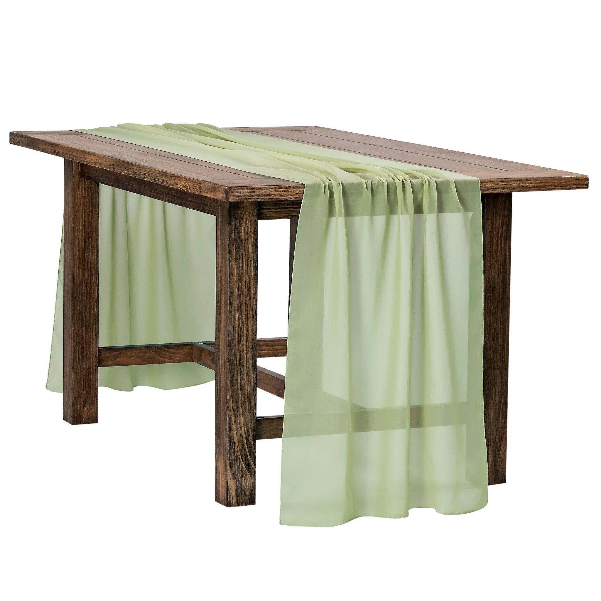 Sage Chiffon Runner