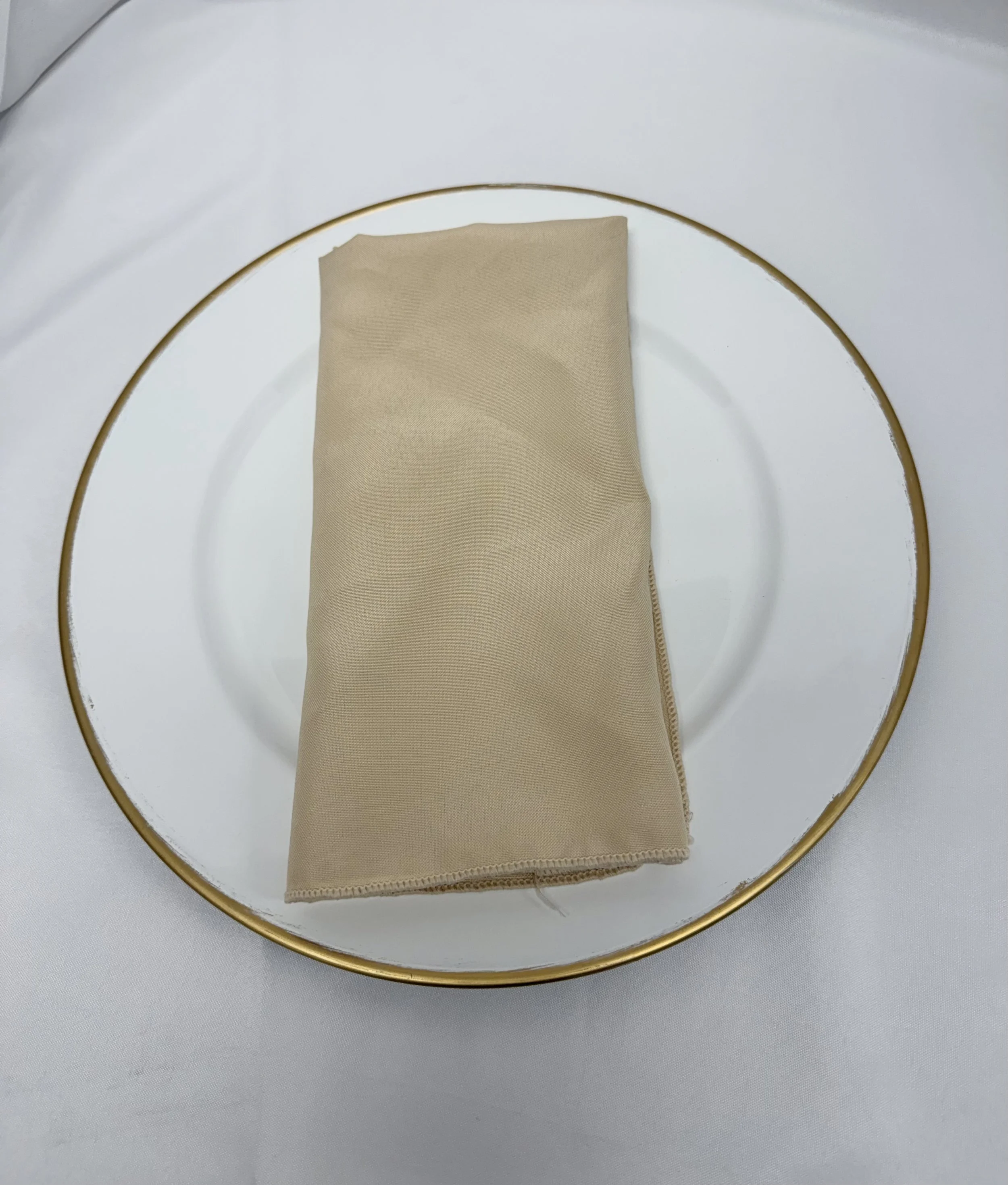 tan napkin