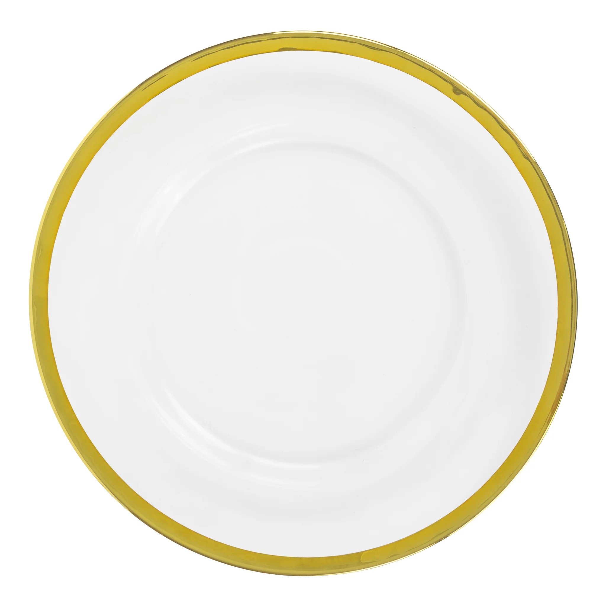 Charger : Glass Colored Rim