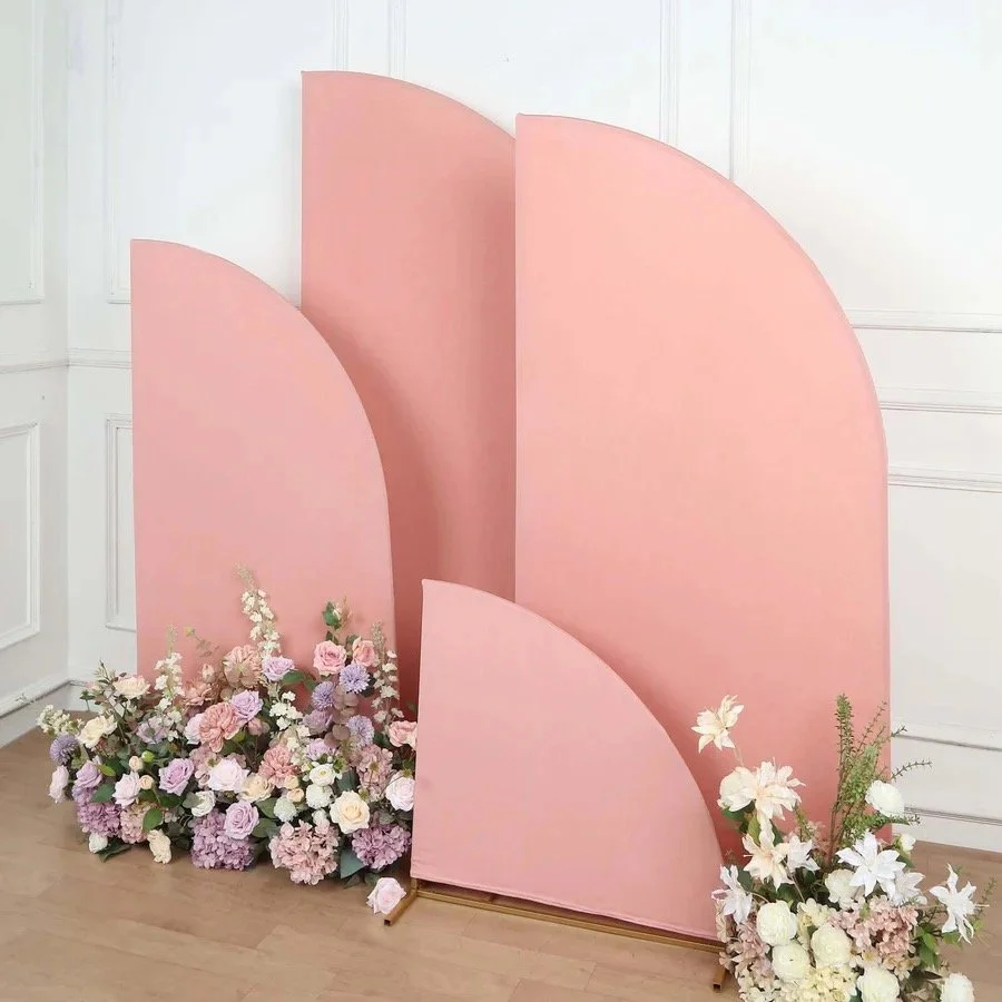 dusty rose half moon cover