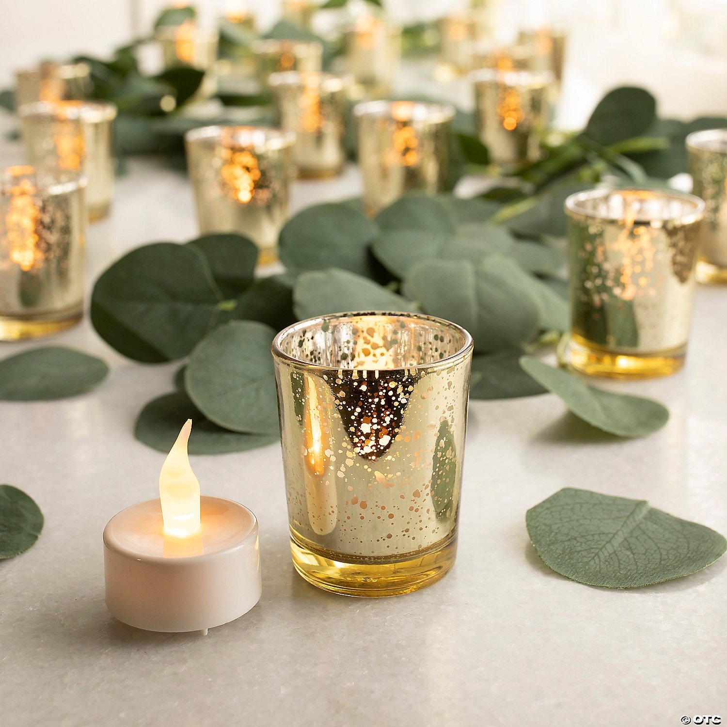 Votive : Mercury Glass