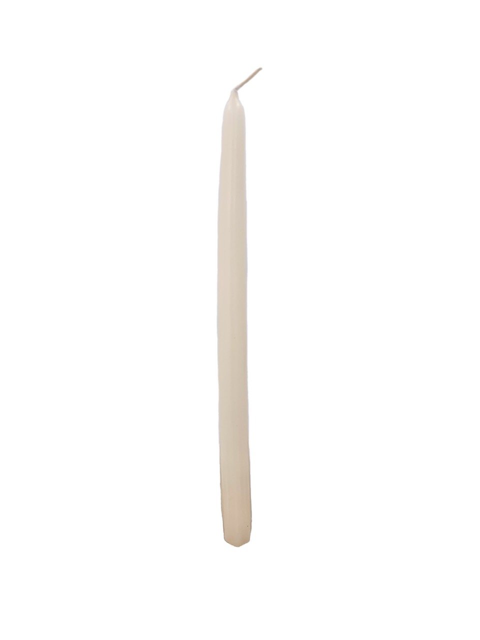 ivory taper candle