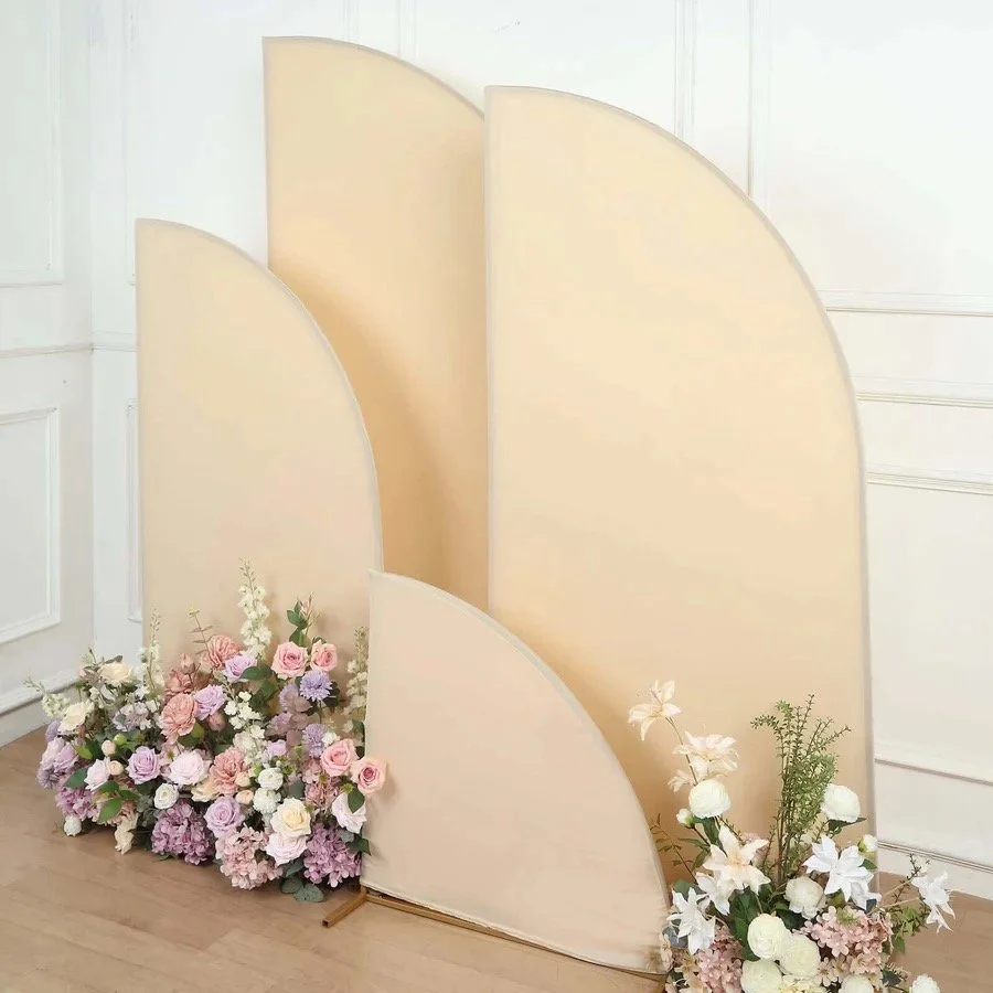Beige half moon cover